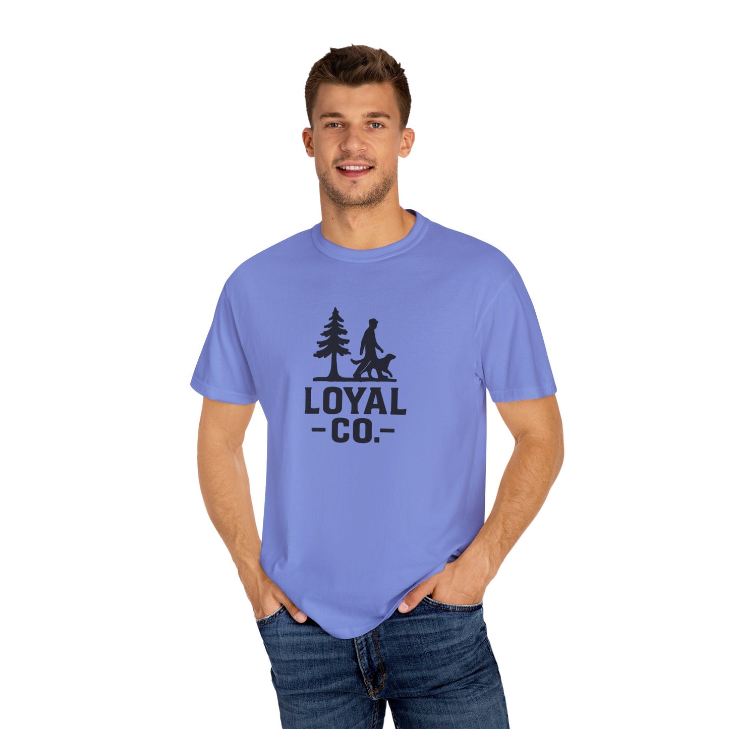 Loyal Co. Unisex Garment-Dyed T-shirt – Perfect for Outdoor Enthusiasts, Casual Wear, Gifts, and Eco-Friendly Fashion