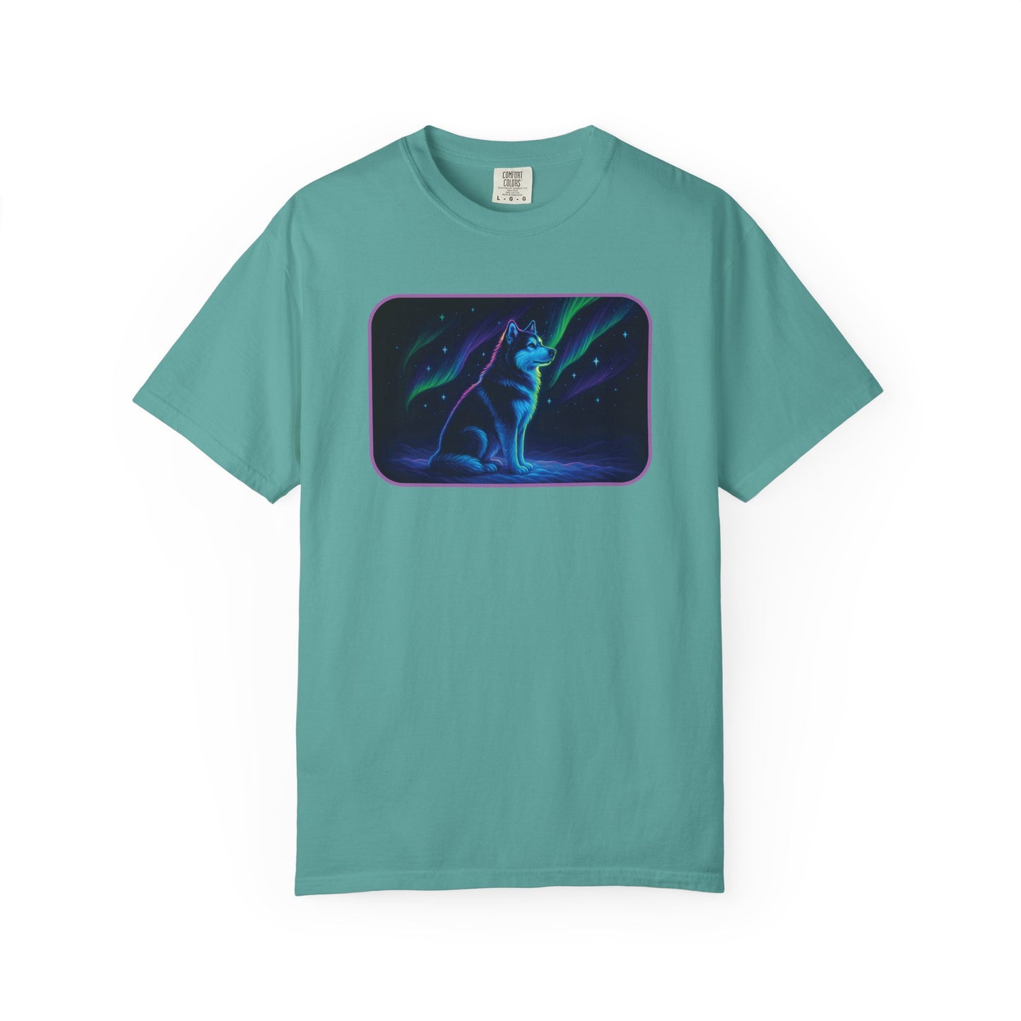 Alaskan Malamute Northern Lights T-shirt