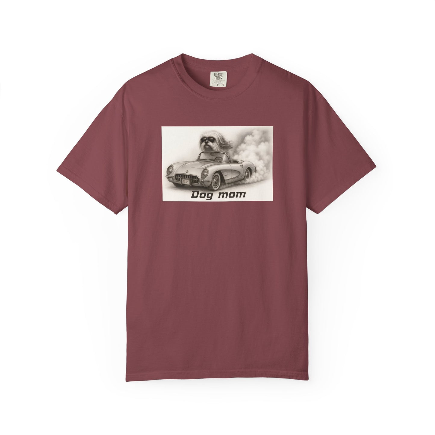 Dog Mom - Lhasa Apso- “Cool Dogs in Cool Cars” T-Shirt Collection! 🐶🚗