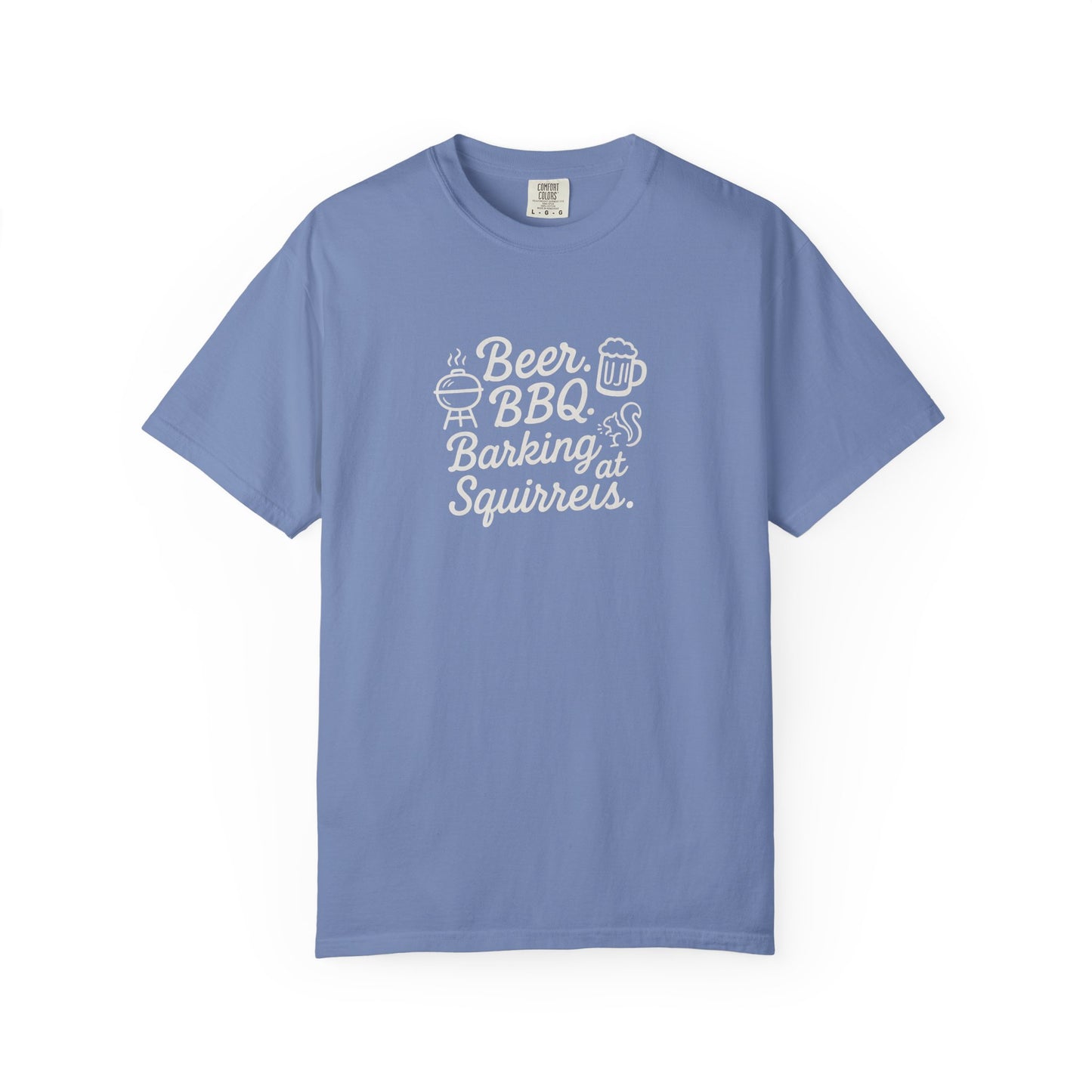Beer BBQ and Barking Dog Dad T-Shirt