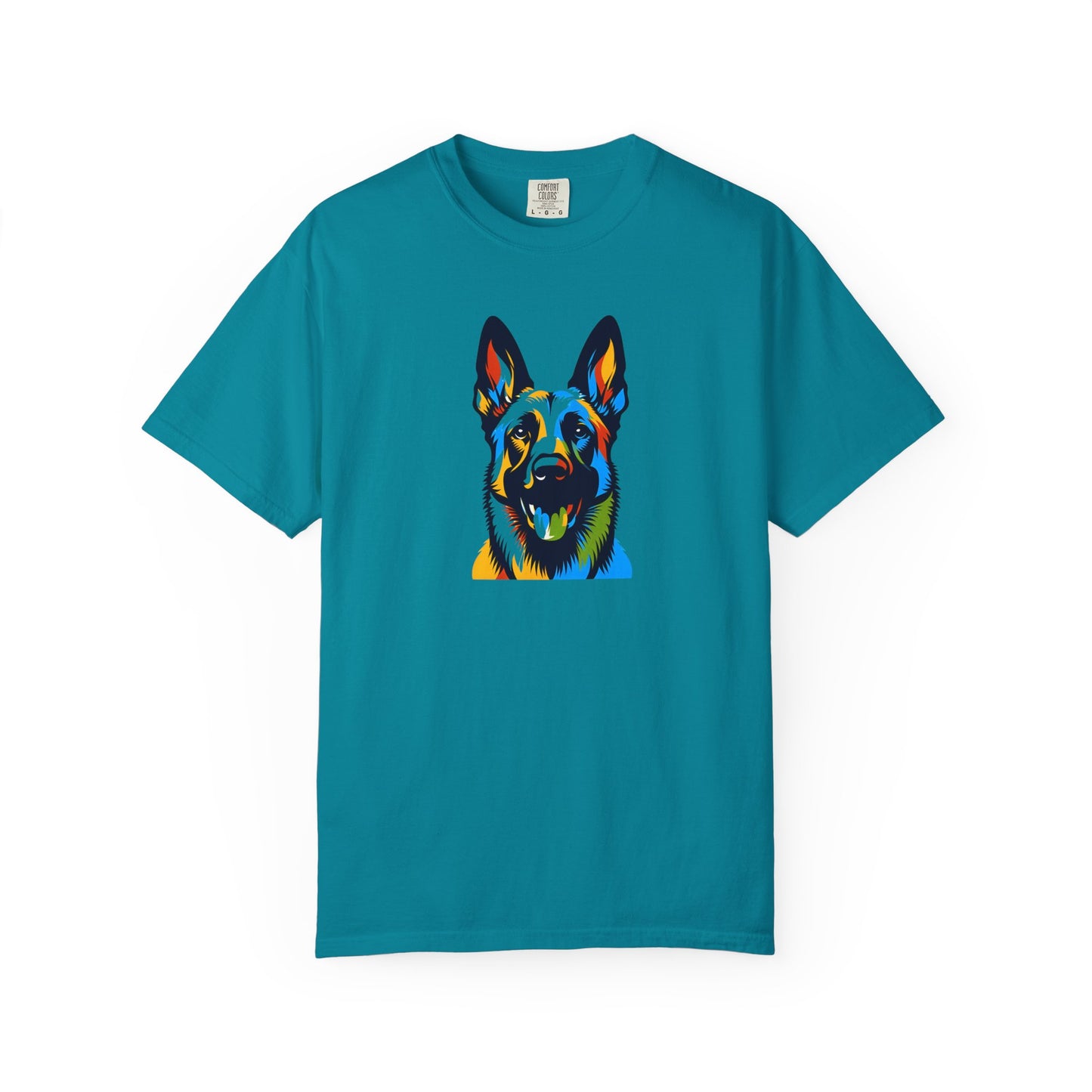 Colorful Belgium Malinois Art Unisex T-Shirt - Perfect for Pet Lovers