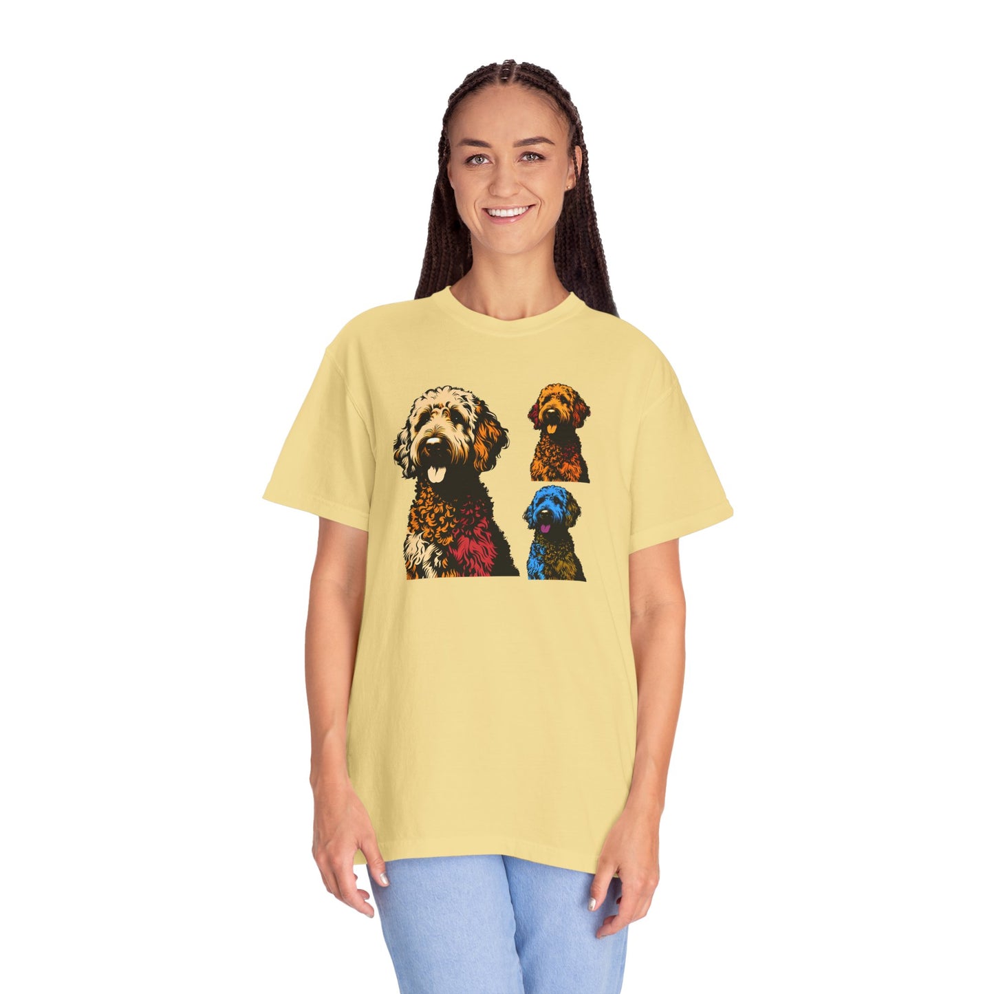 Labradoodle Love Tee – Color Splash Edition