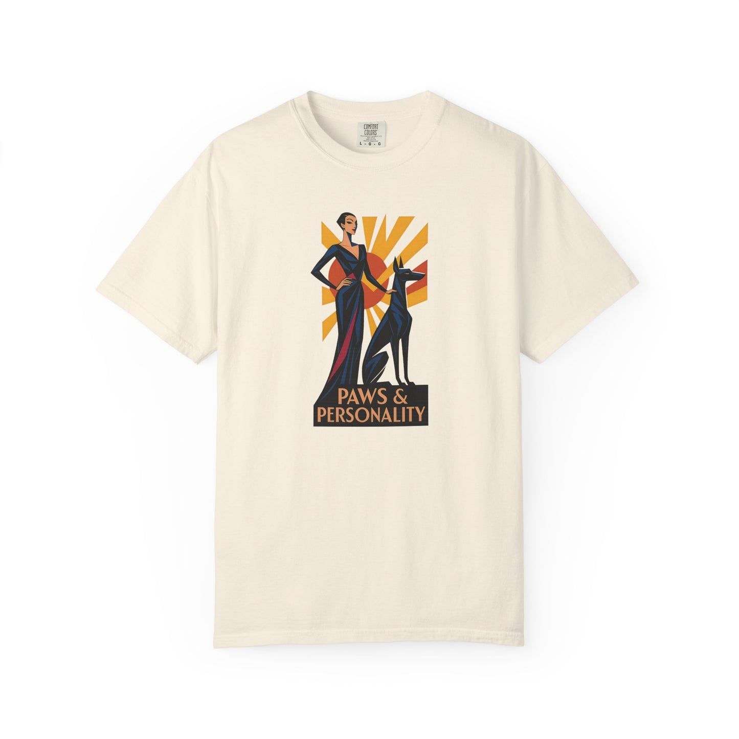 Trendy Cat Lover T-Shirt, Paws & Personality Graphic Tee, Gift for Cat Owners, Stylish Pet Apparel, Unique Cat Mom Shirt