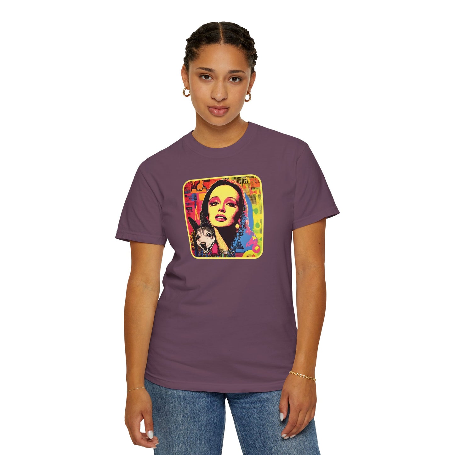 Pop Art Mom and Dog T-Shirt