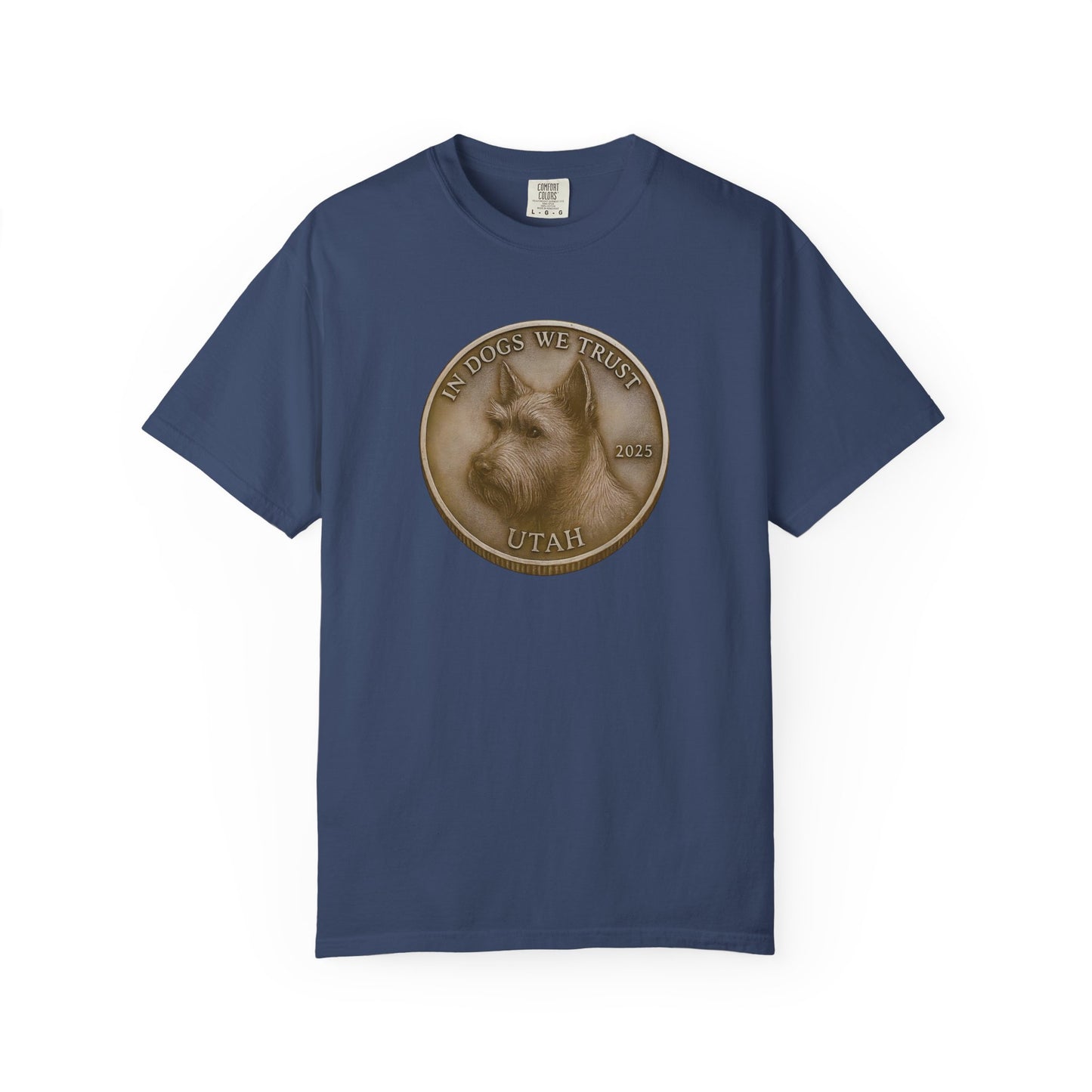 Utah State Coin T-Shirt Collection - Proud Dog Breed Illustrations