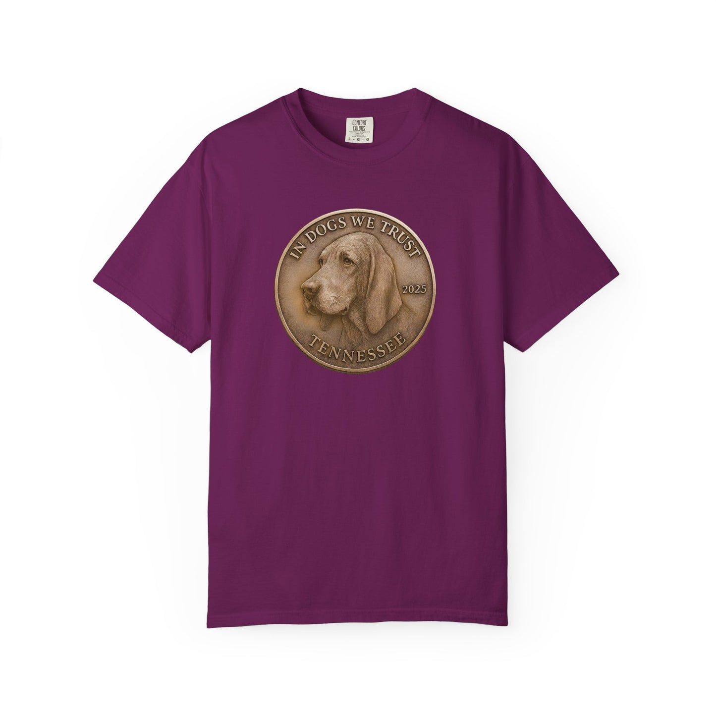 Tennessee State Coin T-Shirt Collection - Proud Dog Breed Illustrations