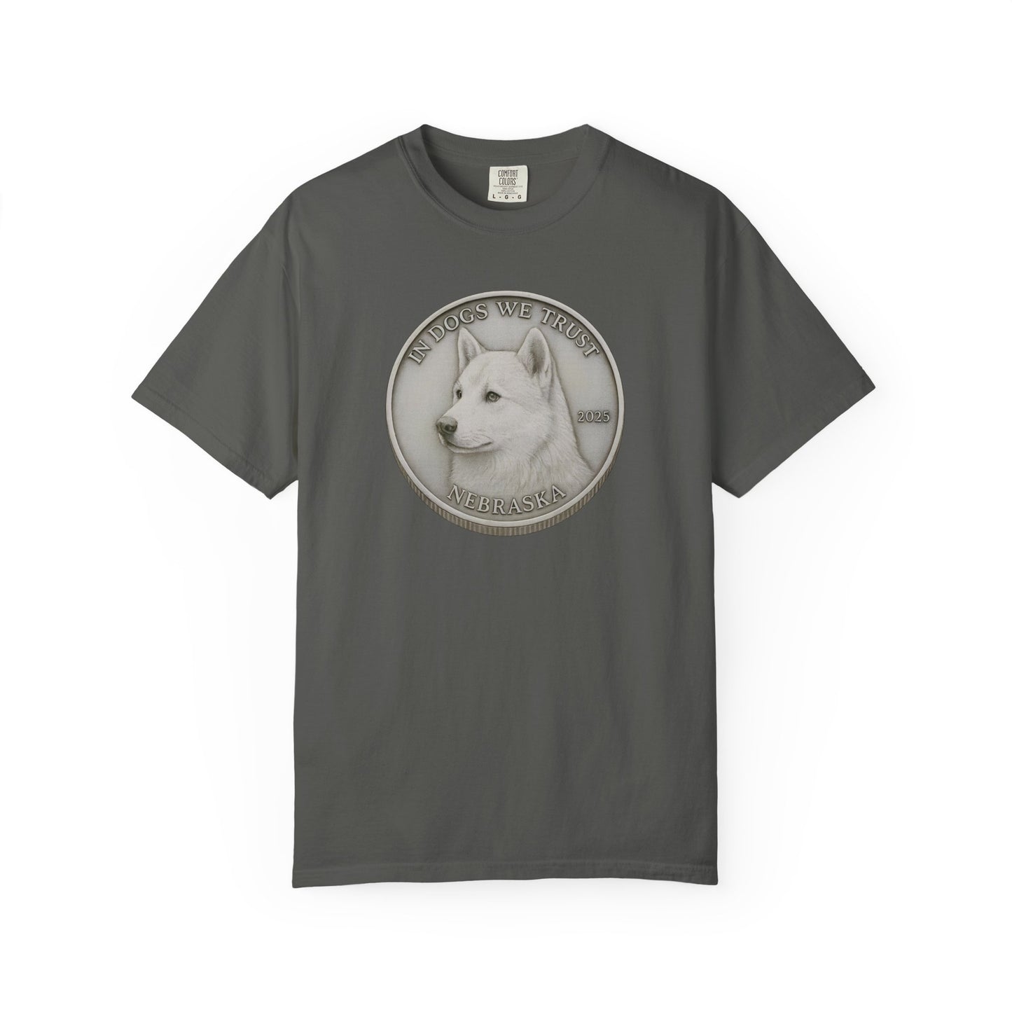 Nebraska State Coin T-Shirt Collection - Proud Dog Breed Illustrations