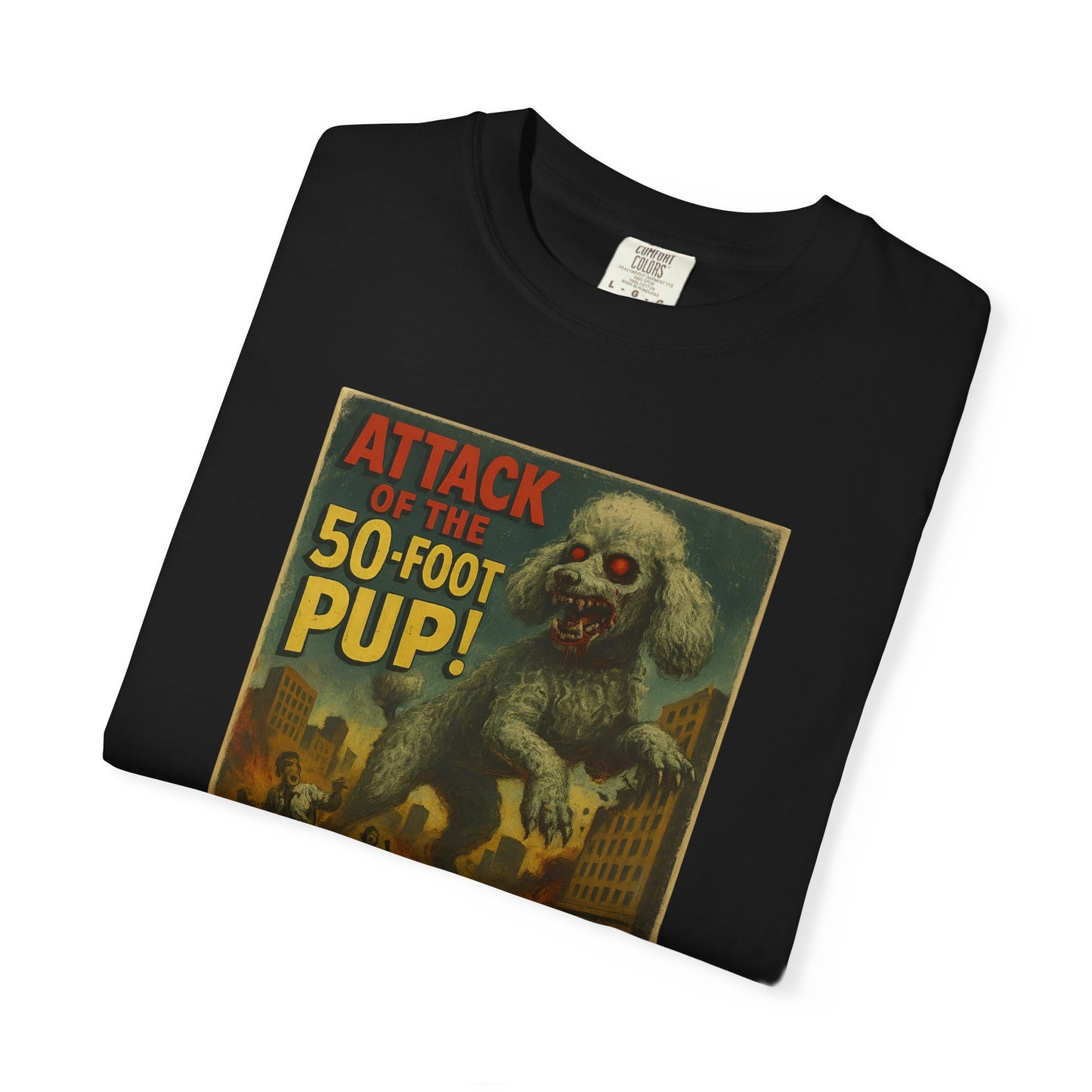 Vintage-Inspired Graphic Tee: Attack of the 50-Foot Pup