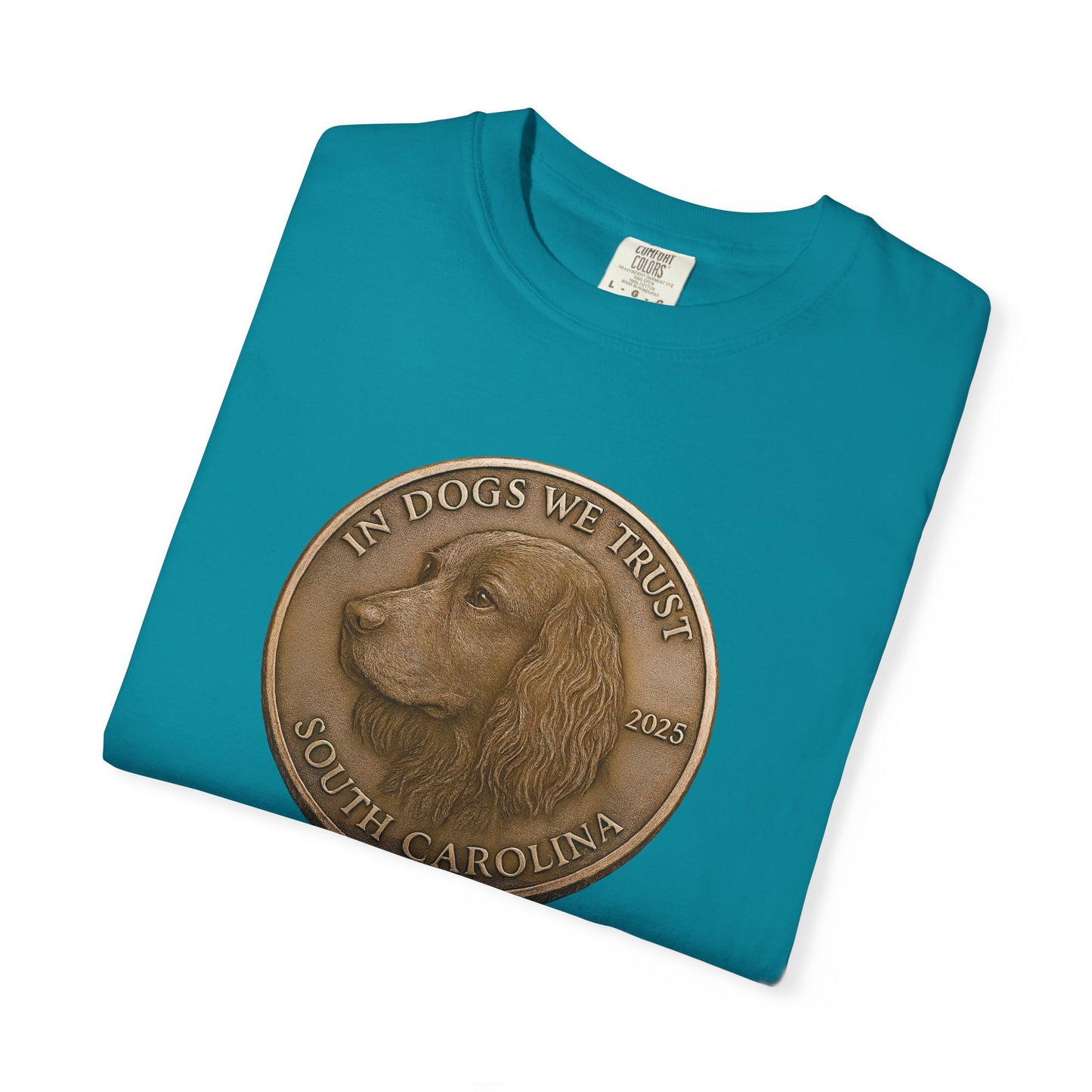 South Carolina State Coin T-Shirt Collection - Proud Dog Breed Illustrations