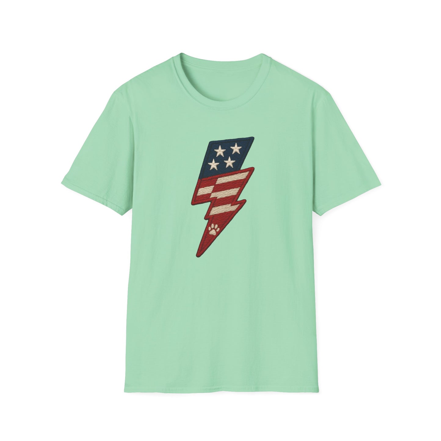 Patriotic Unisex T-Shirt with Flag Design, USA Pride Shirt, Everyday Wear, 4th of July Gift, Casual Style, American Flag Tee
