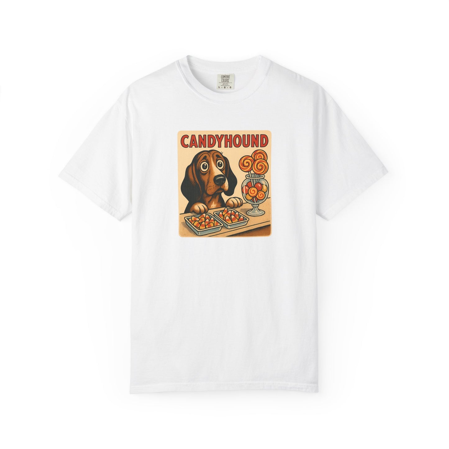 Candyhound Dog Lover Unisex T-Shirt, Cute Pet Apparel, Gift for Dog Owners, Fun Vintage Style Tee, Animal Lover's Gift