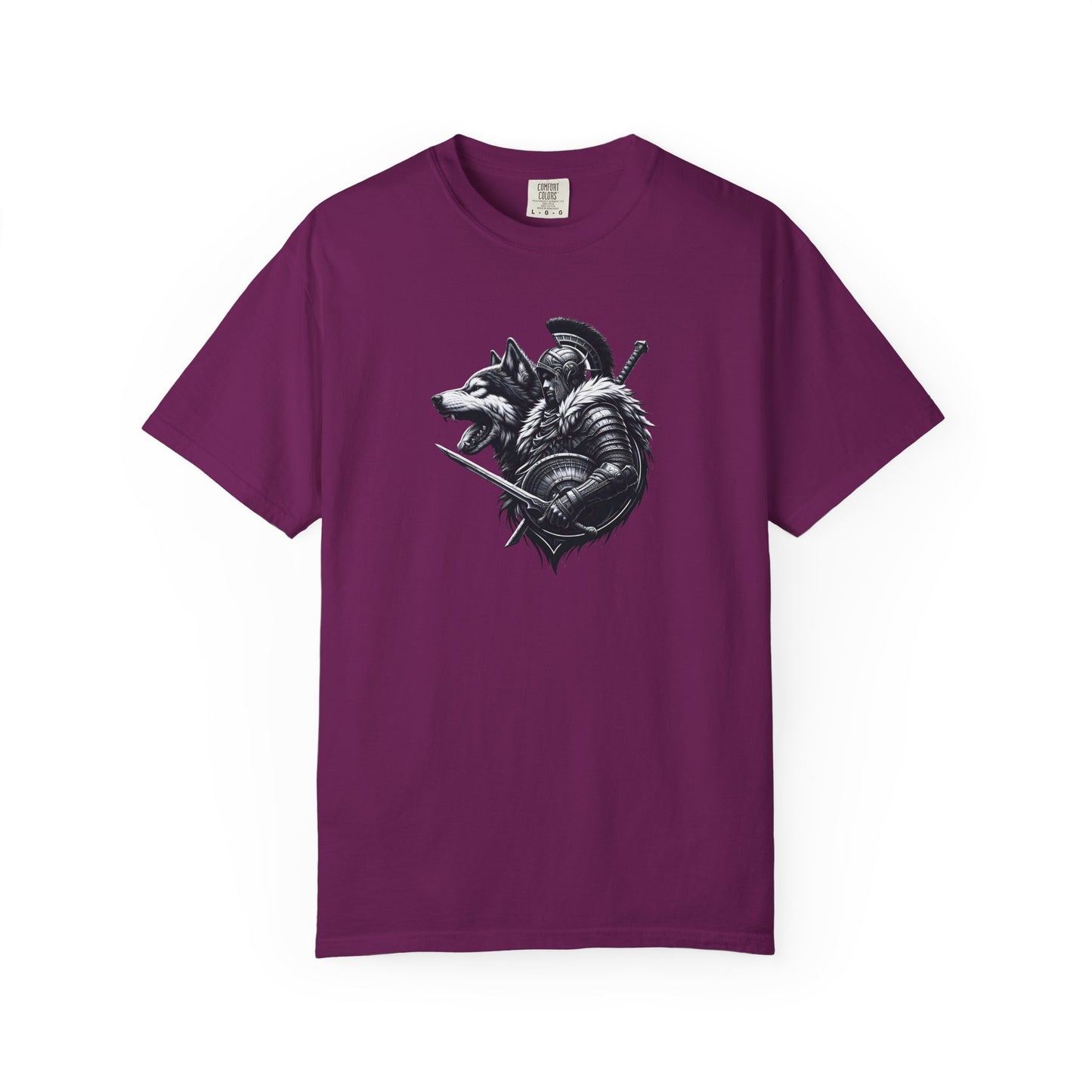 Wolf Warrior Unisex Garment-Dyed T-shirt - Perfect for Nature Lovers and Adventure Seekers