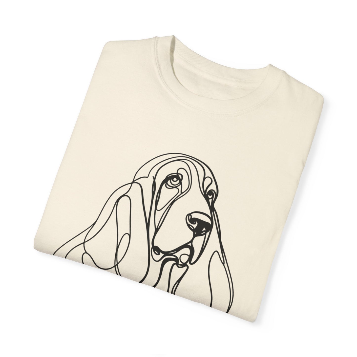 π Low & Loyal β Basset Hound Line Art Tee β Perfect for Dog Lovers