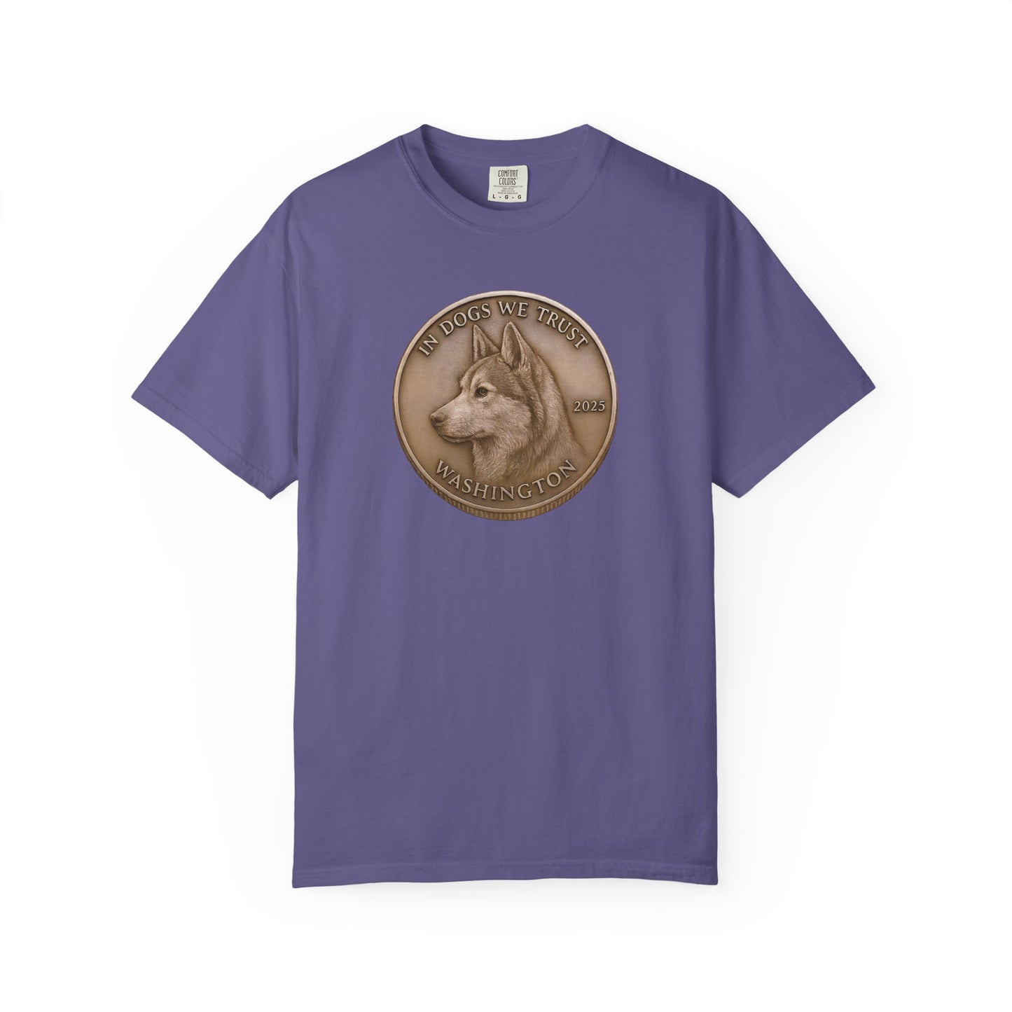Washington State Coin T-Shirt Collection - Proud Dog Breed Illustrations