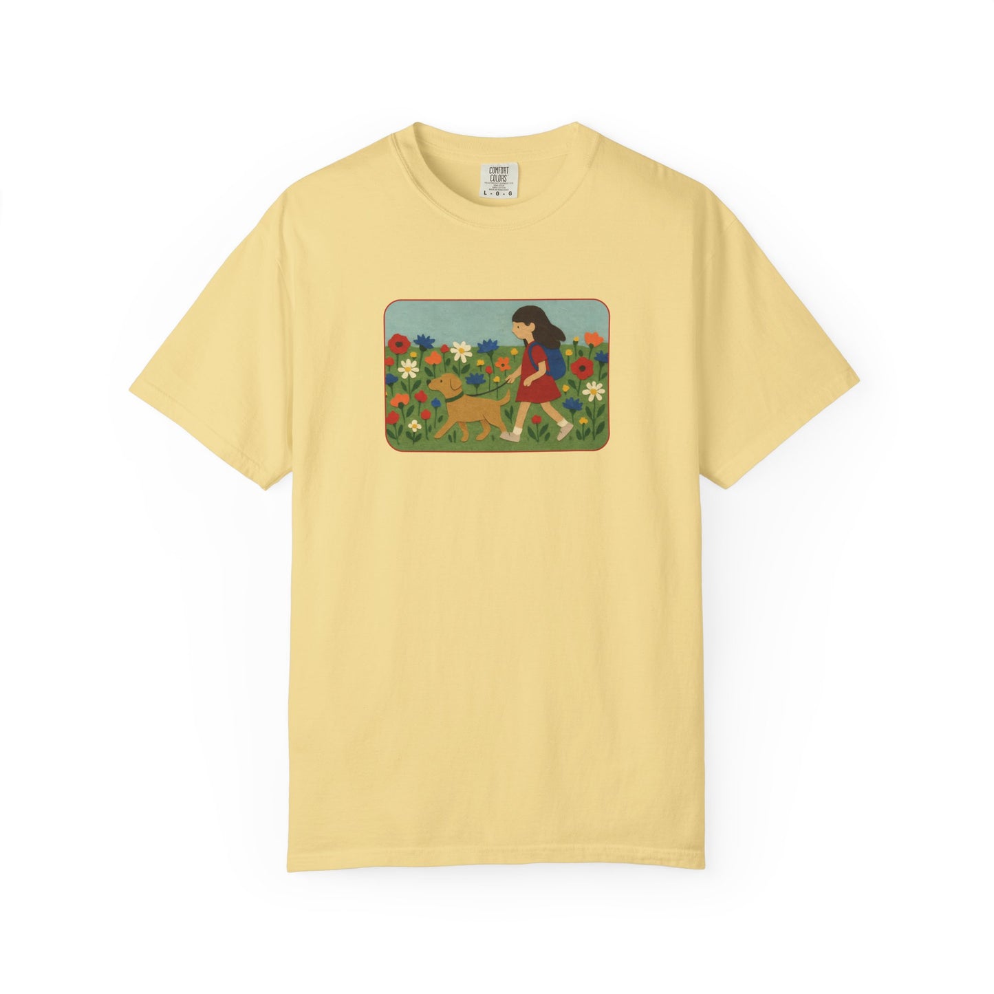Dog Walking Collage T-shirt