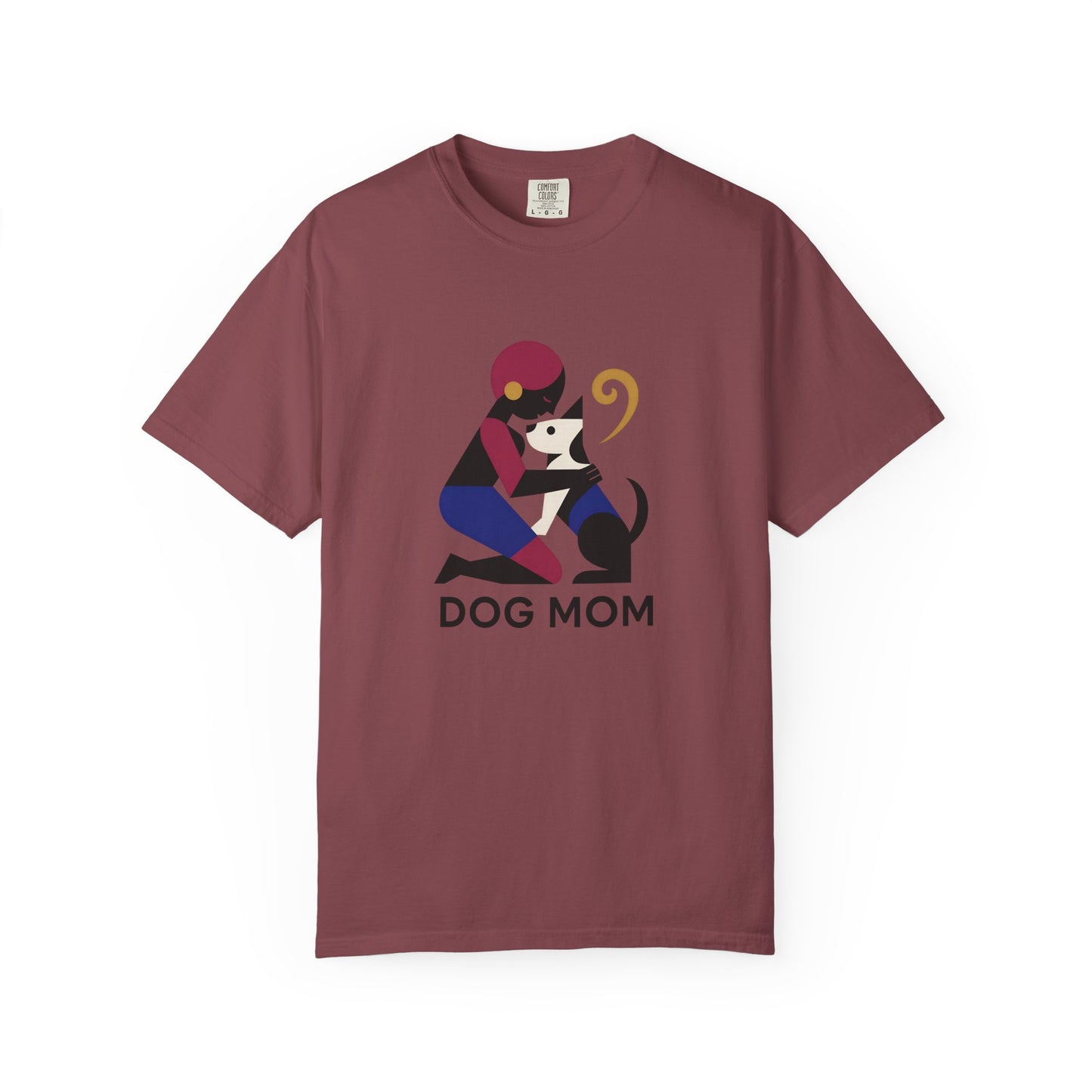 Dog Mom Unisex Garment-Dyed T-Shirt – Perfect Gift for Pet Lovers