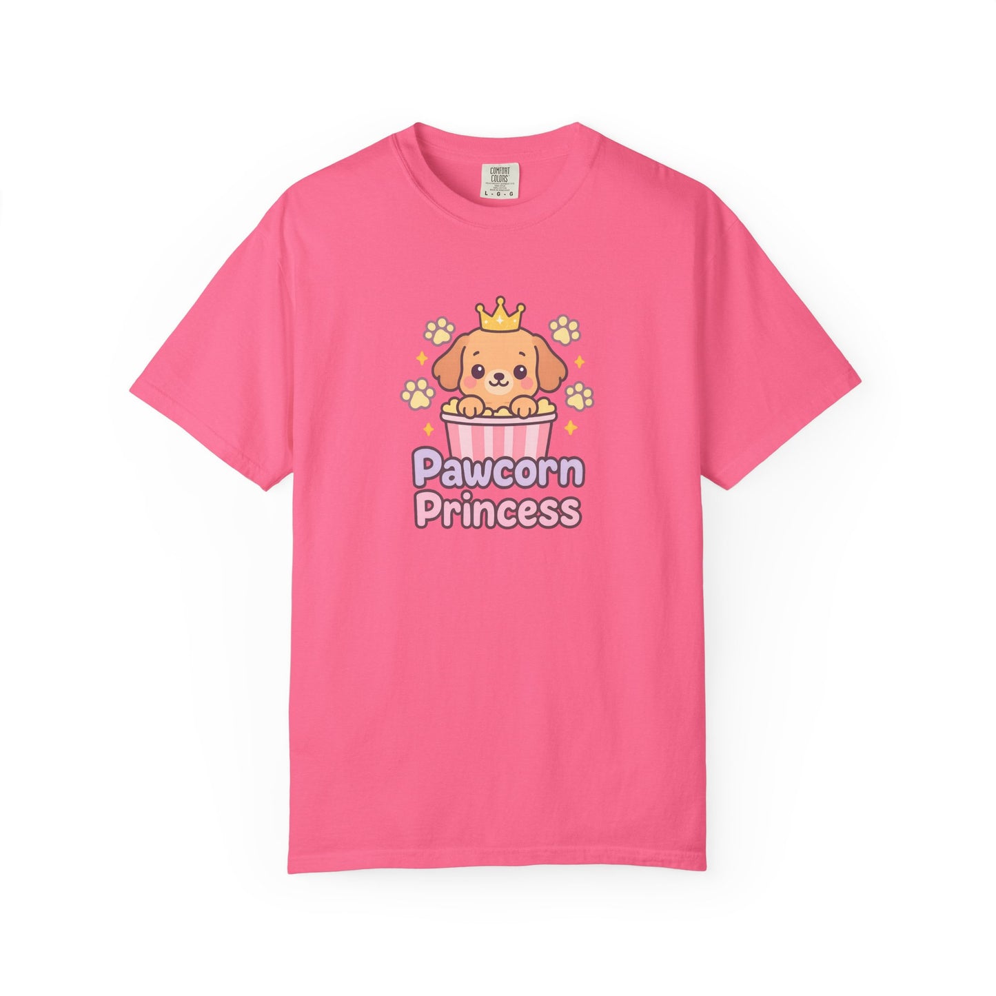 Pawprint Princess T-Shirt, Cute Dog Lover Tee, Funny Pet Shirt, Gift for Dog Moms, Animal Lover Clothing