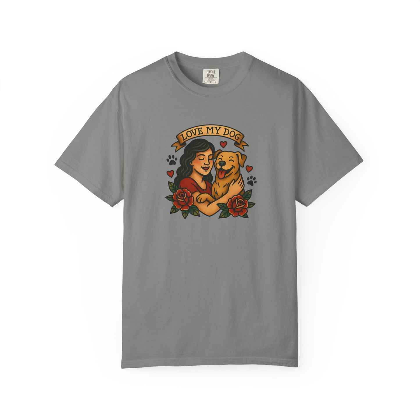 Love My Dog T-Shirt, Cute Dog Lover Tee, Pet Owner Gift, Adoption Awareness Shirt, Casual Everyday Wear
