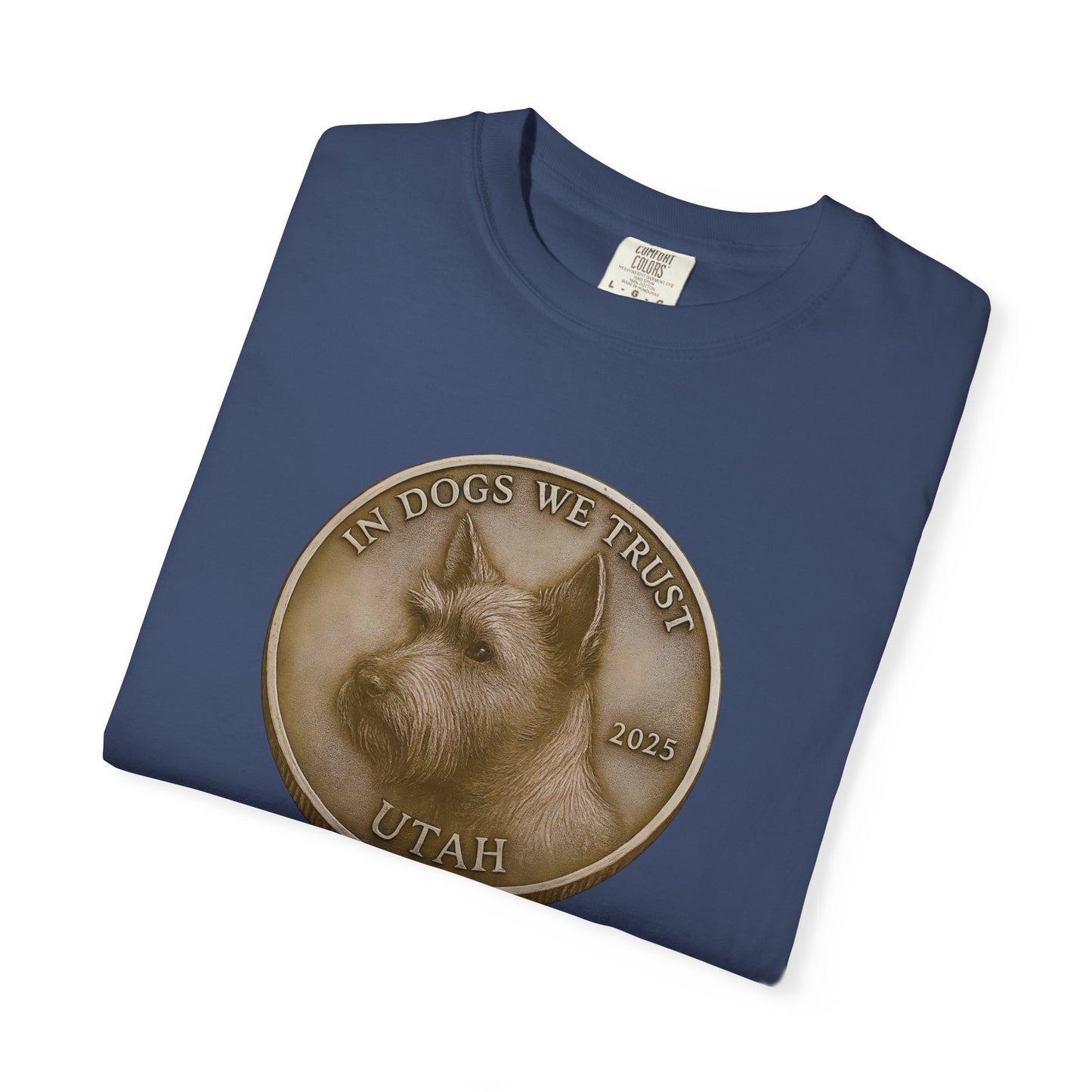 Utah State Coin T-Shirt Collection - Proud Dog Breed Illustrations