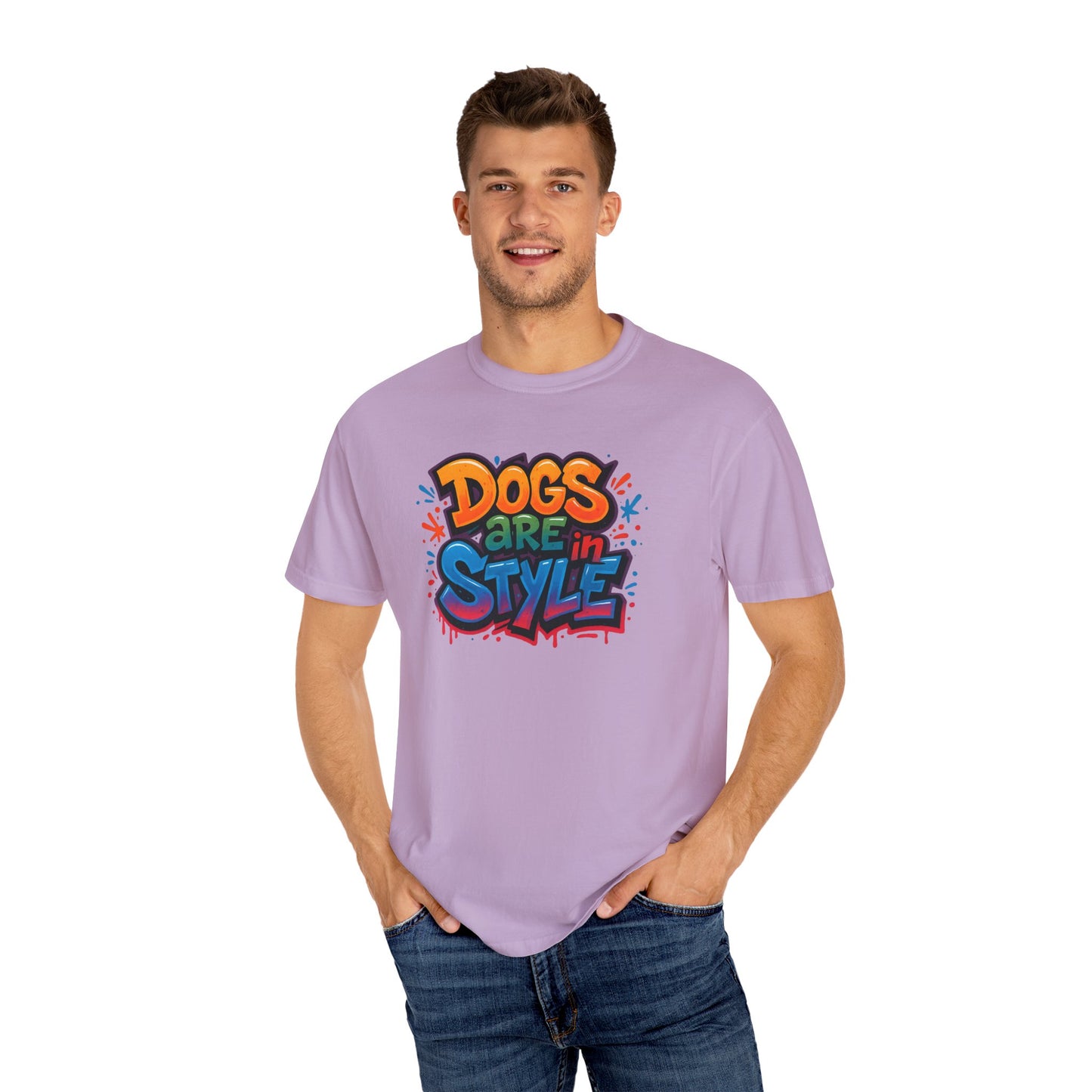 Stylish Dog Lovers T-Shirt - "Dogs are in STYLE"