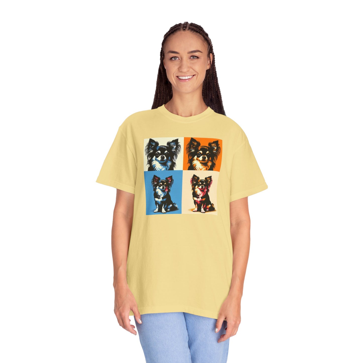 Chihuahua Pop Art Unisex T-shirt - Colorful Graphic Tee for Dog Lovers
