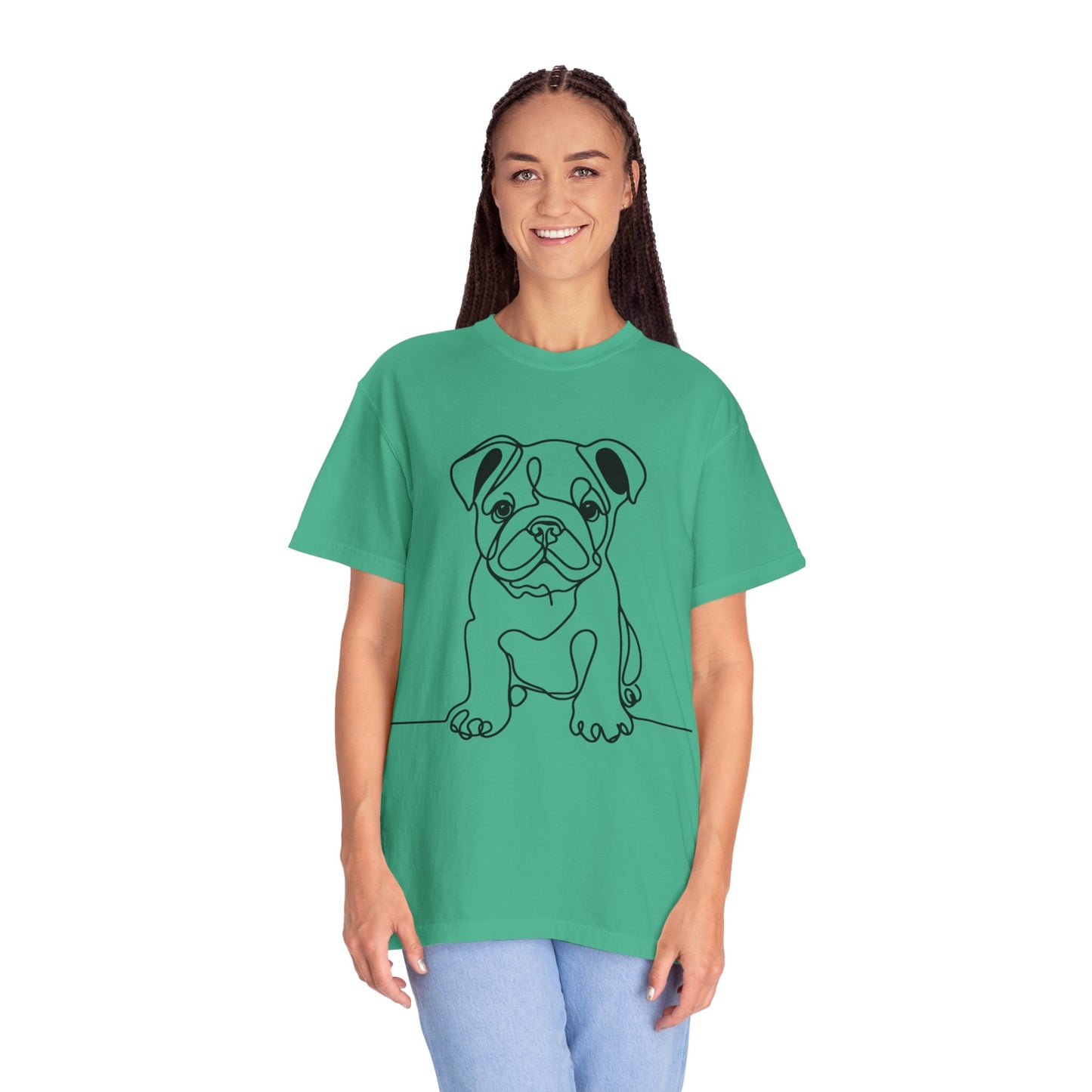 Adorable Bulldog Graphic Unisex T-Shirt