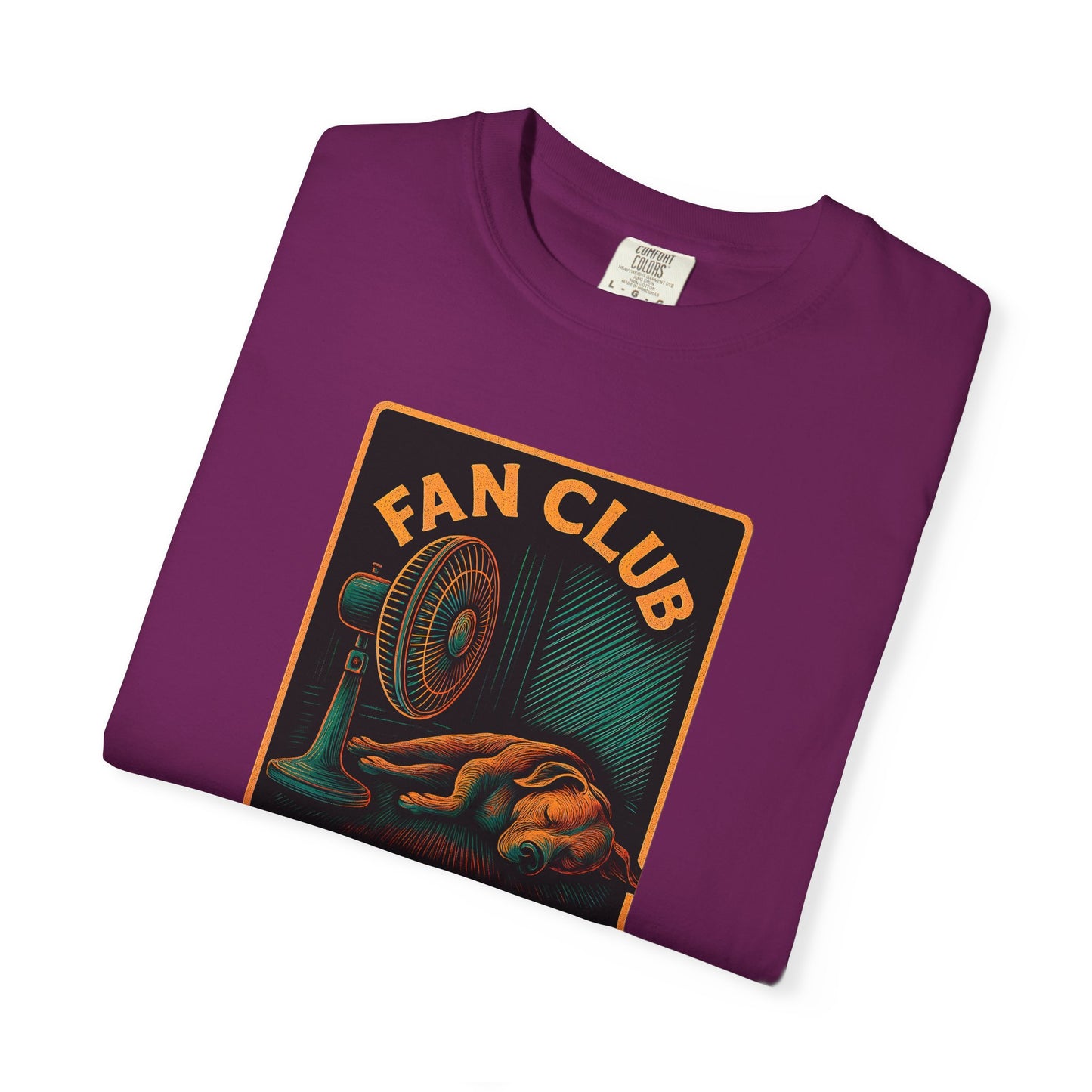 Fan Club President Unisex T-shirt, Garment-Dyed Tee, Unique Gift, Club Member Apparel, Casual Wear, Fan Merchandise