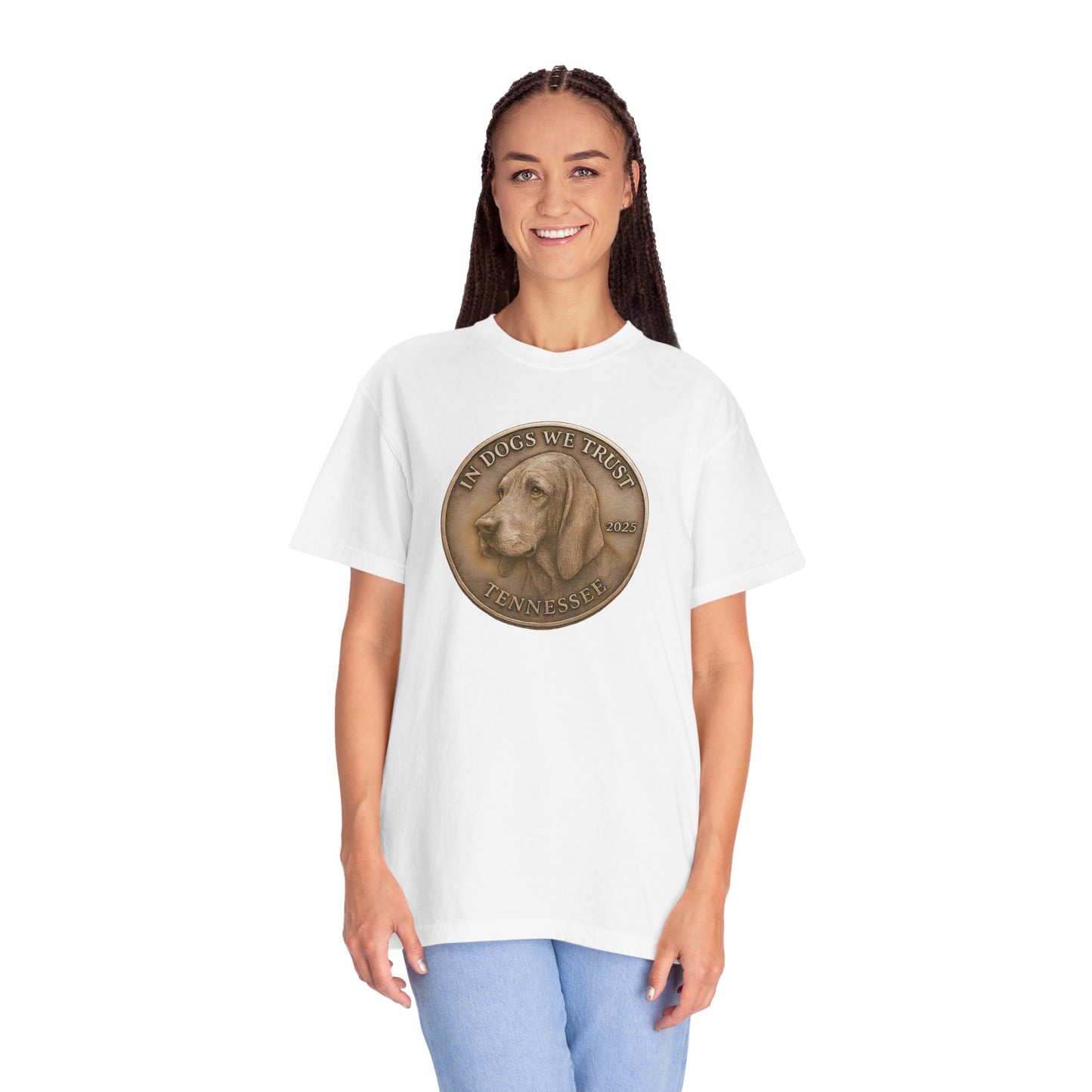 Tennessee State Coin T-Shirt Collection - Proud Dog Breed Illustrations