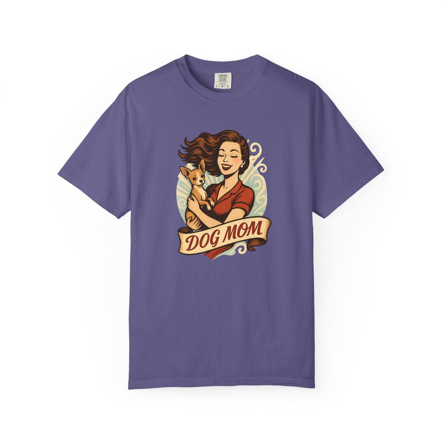 Dog Mom T-Shirt, Unisex Dog Lover Tee, Pet Owner Gift, Cute Dog Theme Apparel, Mother's Day Gift Idea, Casual Dog Mom Outfit
