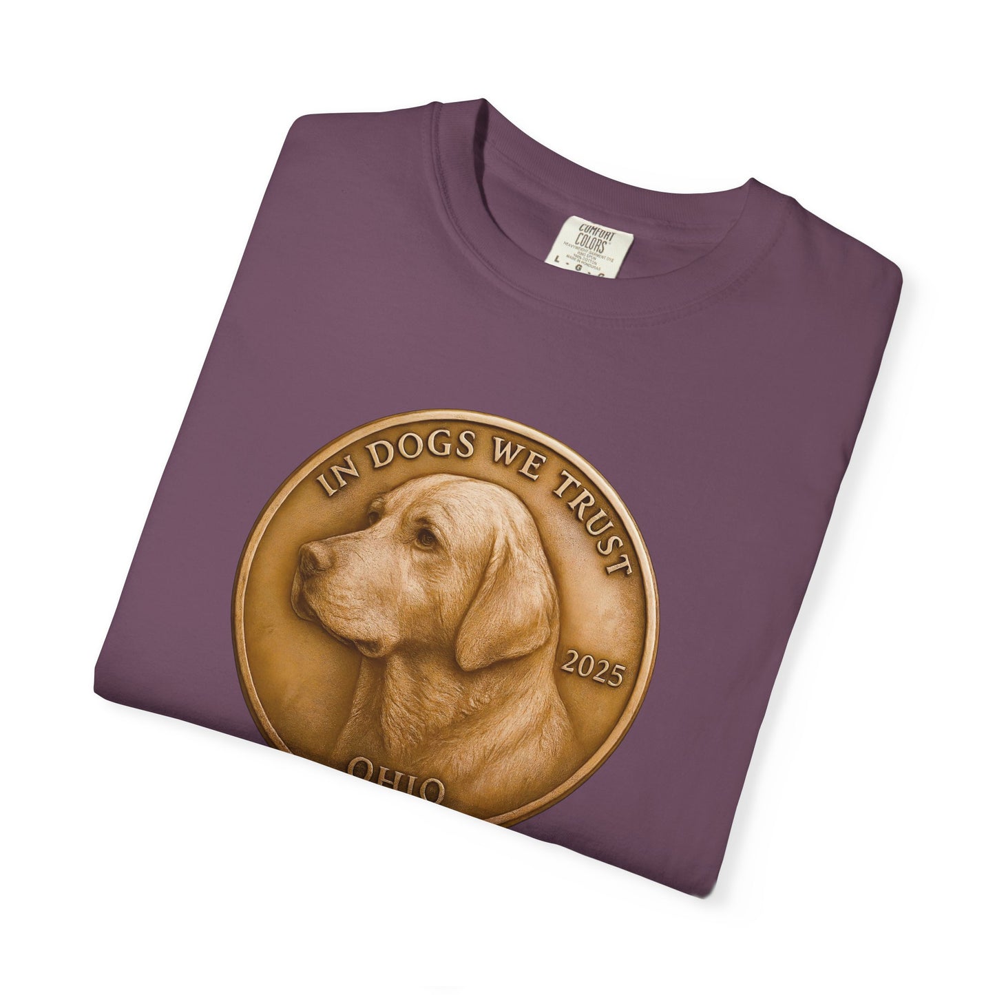 Ohio State Coin T-Shirt Collection - Proud Dog Breed Illustrations