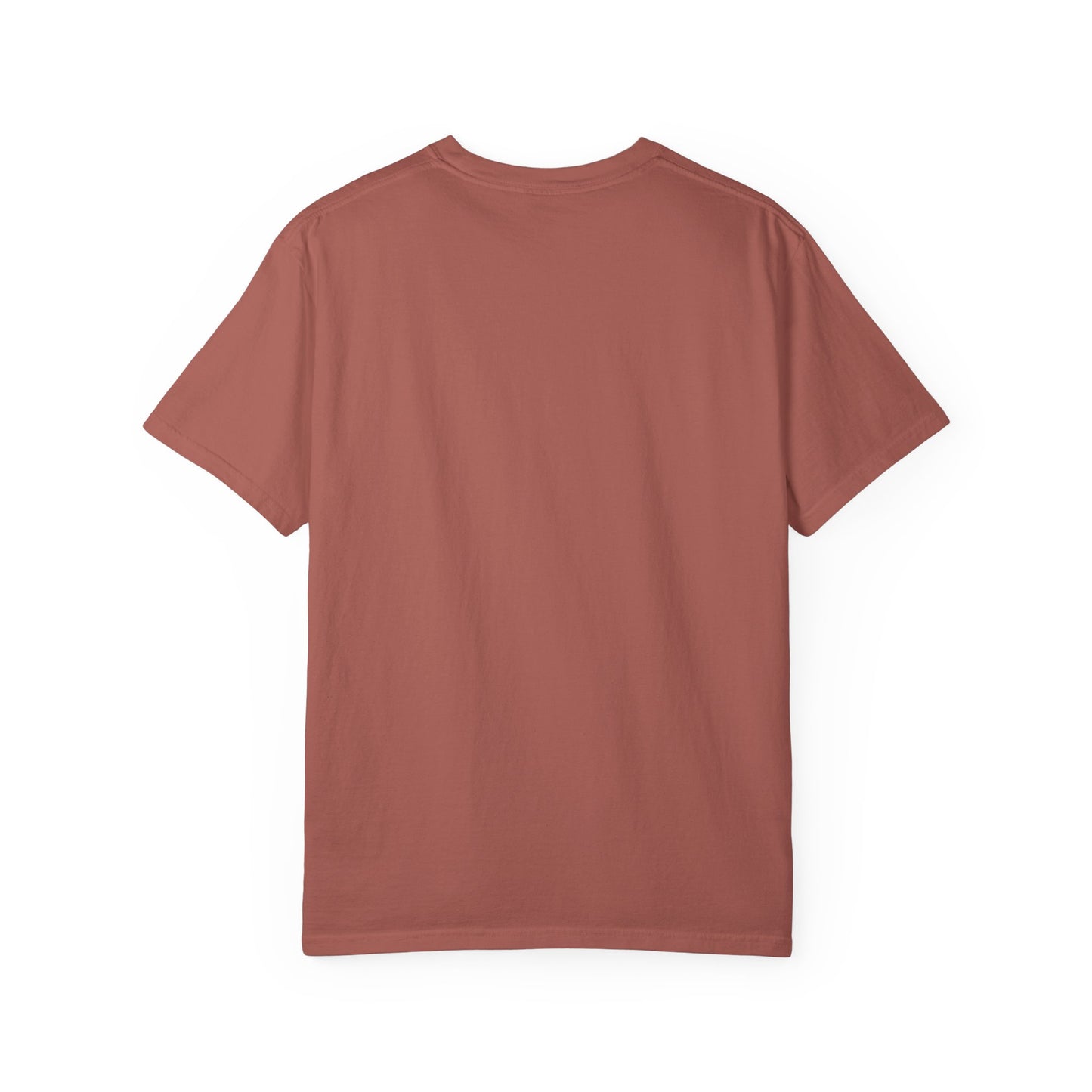 Coffee & Paws Unisex Garment-Dyed T-Shirt - Cute Dog Lovers Gift, Pet Owners Tee, Floral Design, Coffee Enthusiast Top, Casual Wear