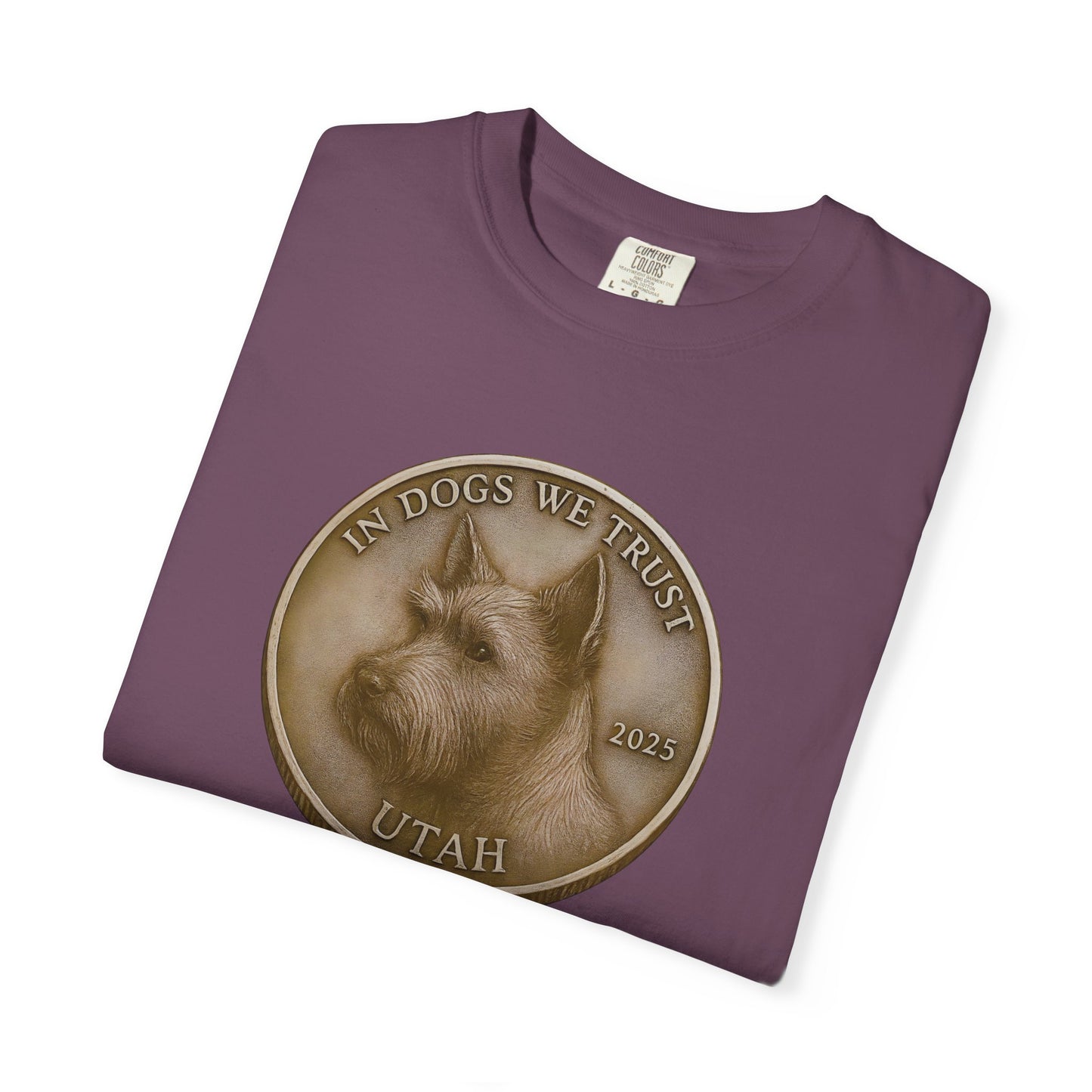 Utah State Coin T-Shirt Collection - Proud Dog Breed Illustrations
