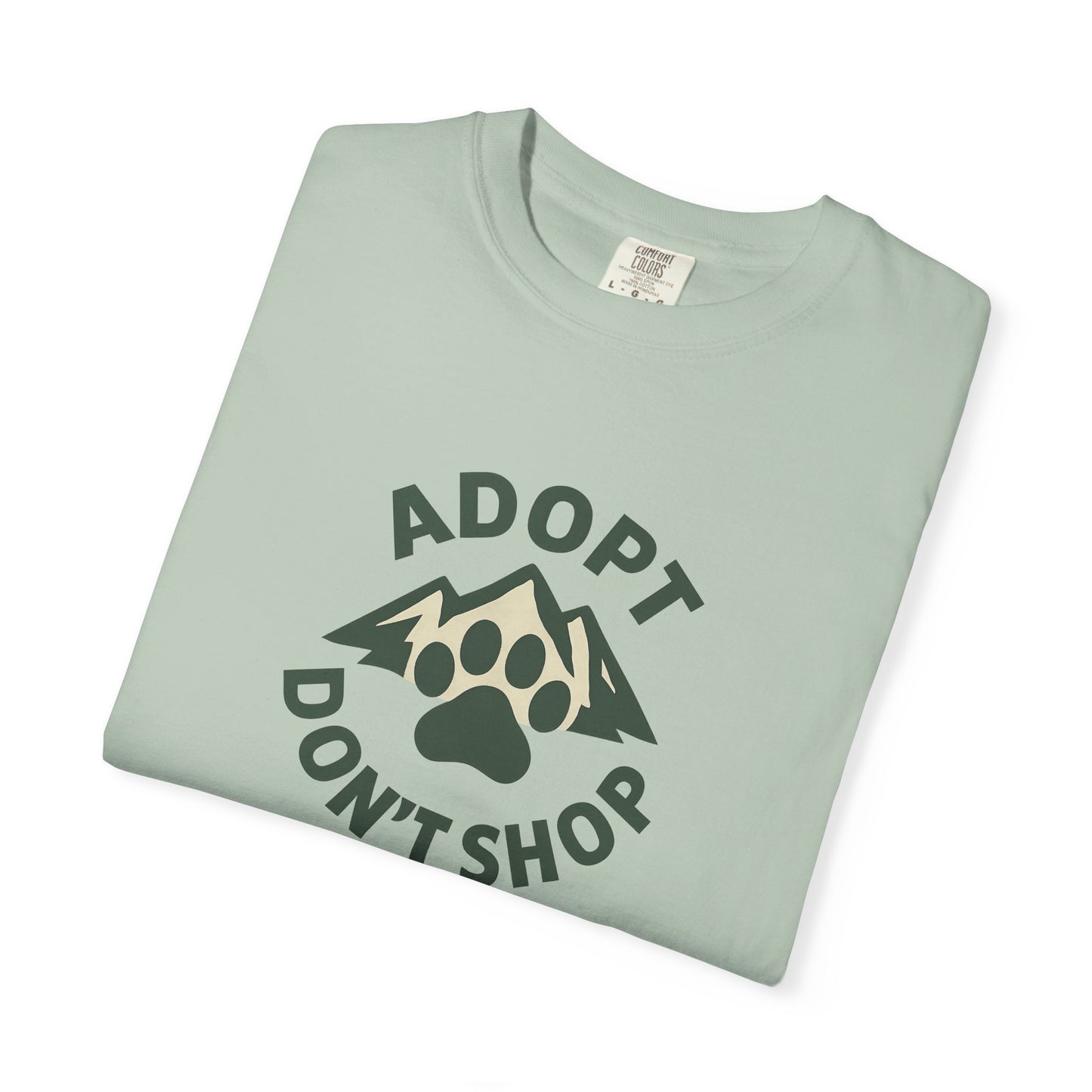 Adopt Don't Shop T-Shirt, Eco-Friendly Tee, Animal Rescue Shirt, Casual Wear, Gift for Pet Lovers, Perfect for Adoption Events