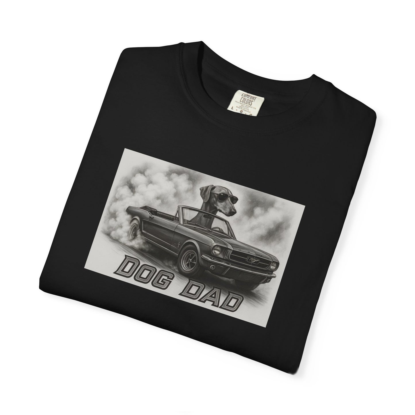 Dog Dad - Azawakh - Cool Dogs in Cool Cars T-Shirt Collection | Funny Dog Lover Apparel for Men