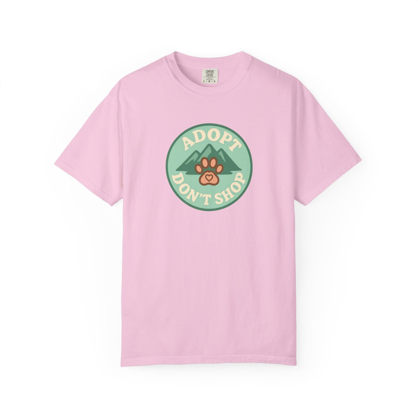 Adopt Don't Shop T-shirt, Unisex Tee, Animal Lover Gift, Pet Adoption Awareness, Casual Wear, Eco-Friendly Fashion, Dog Mom Shirt