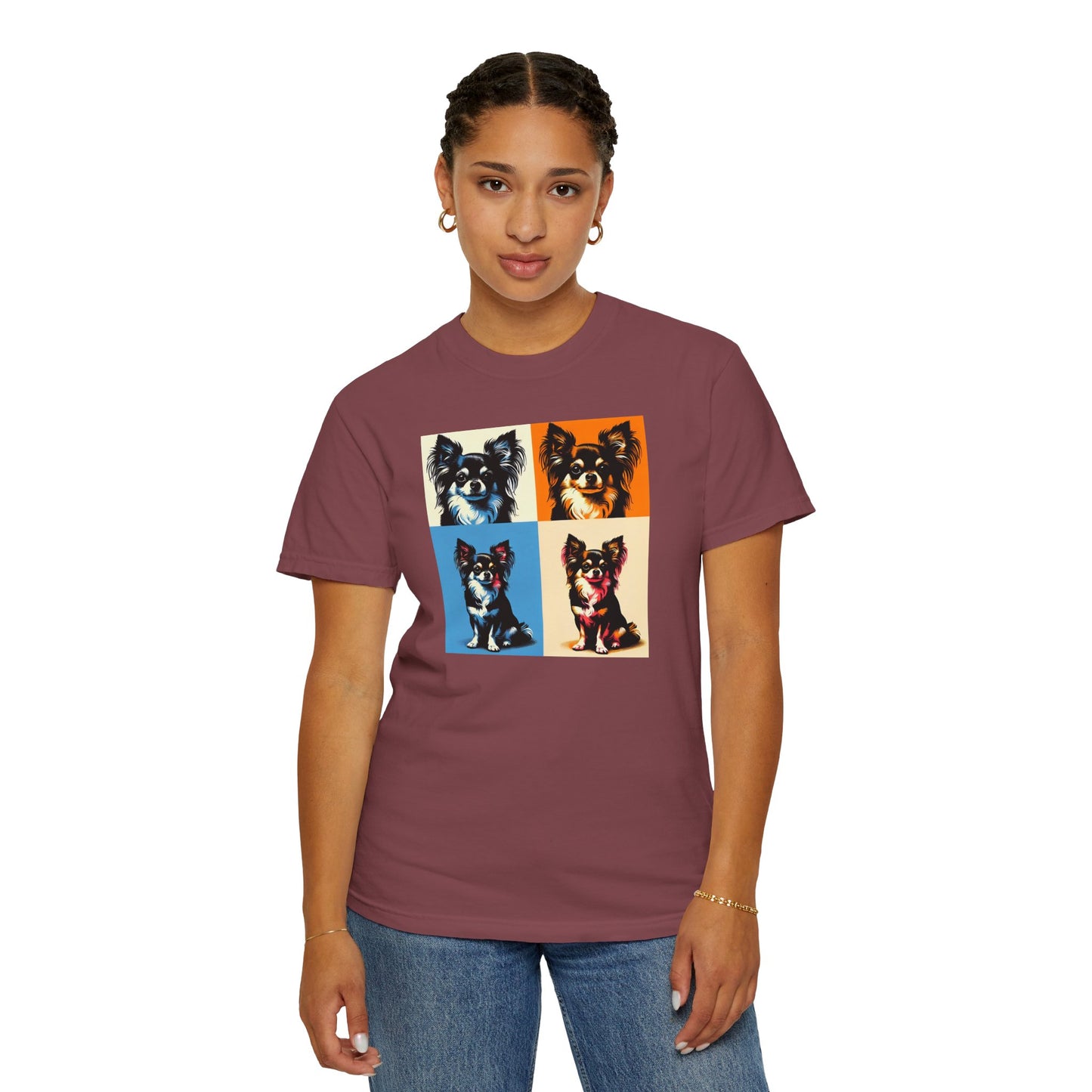 Chihuahua Pop Art Unisex T-shirt - Colorful Graphic Tee for Dog Lovers