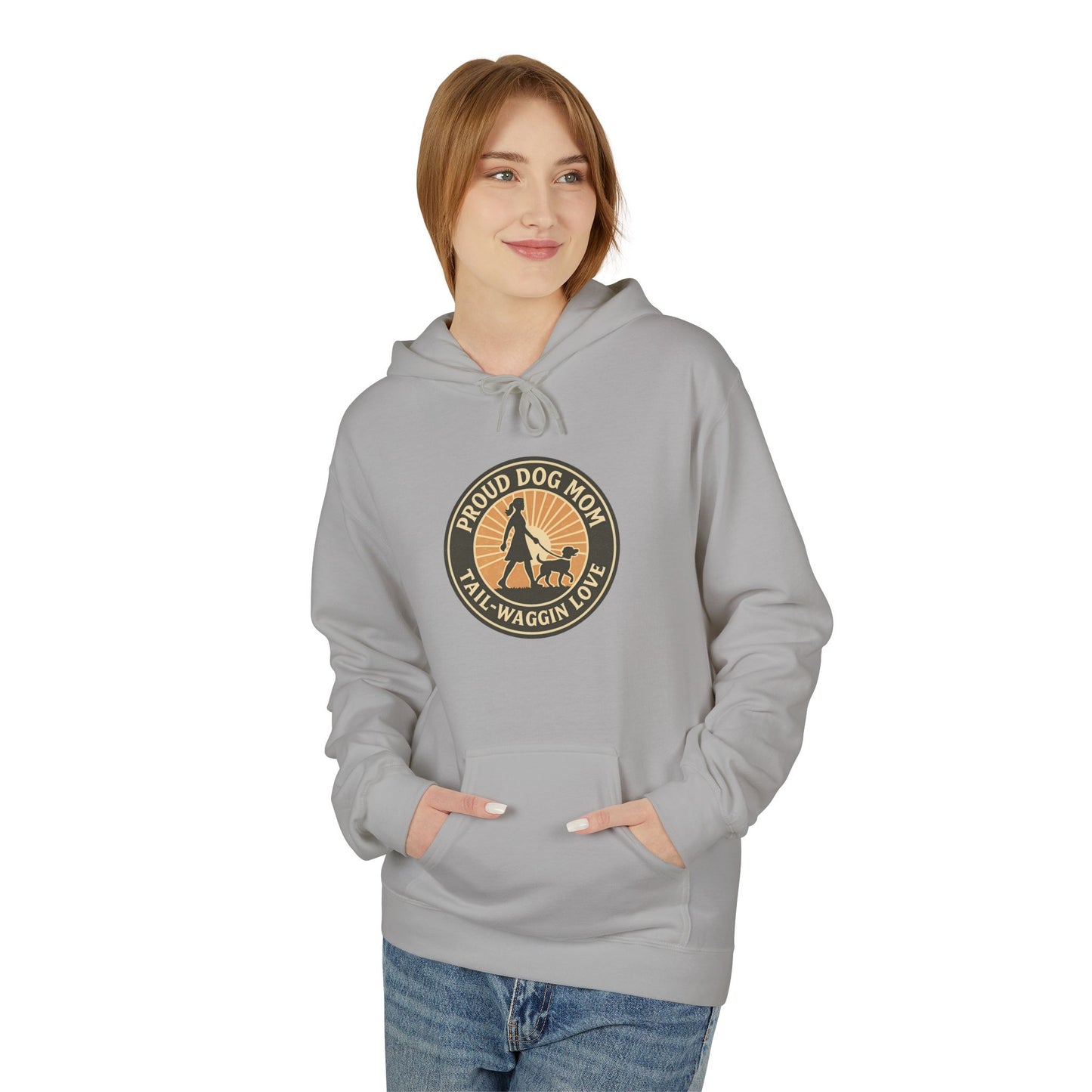 Hoodie for Dog Moms - Unisex Midweight Softstyle Fleece Hoodie
