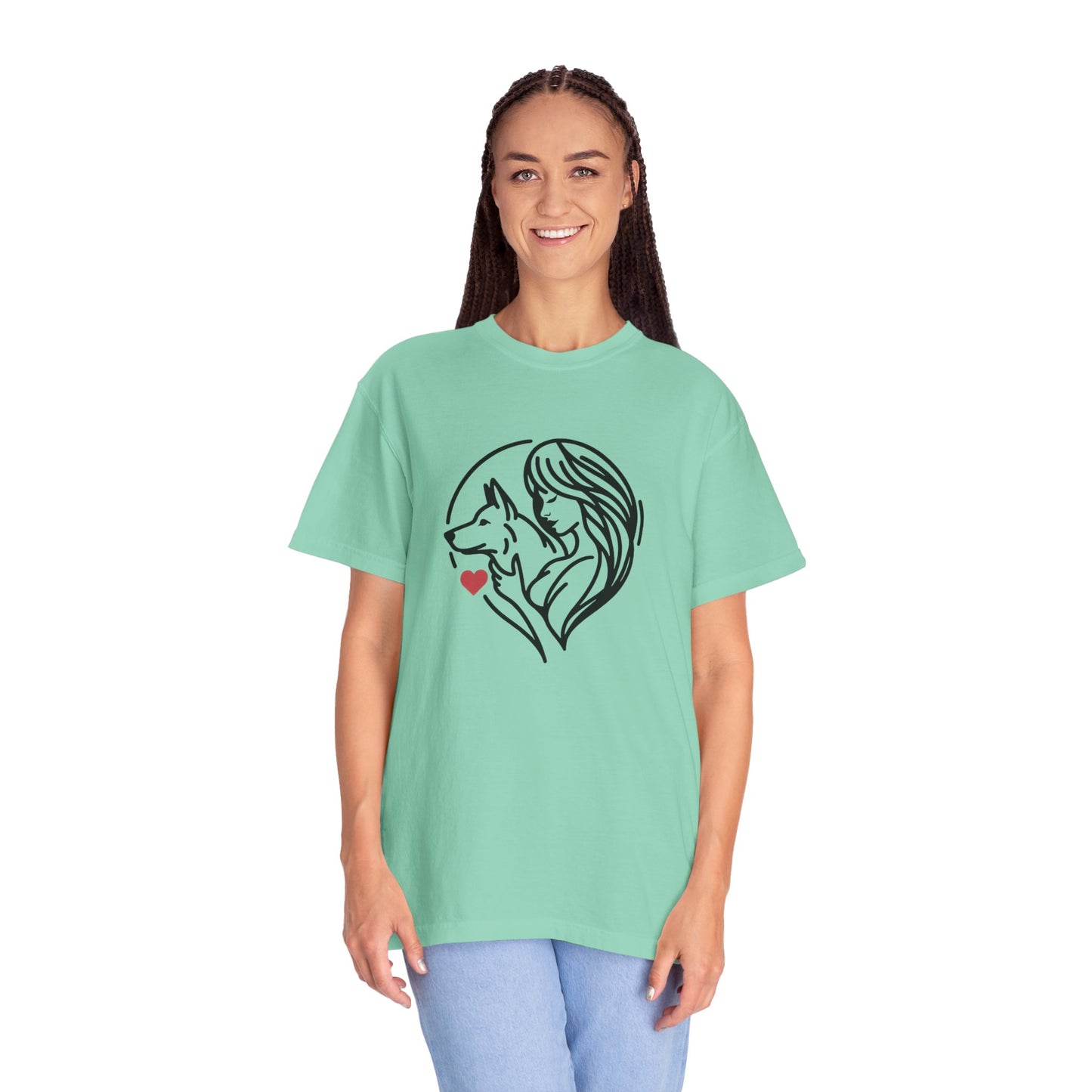 Stylish Pet Lover T-Shirt, Dog Mom Gift, Family Matching Tees, Animal Lover Apparel, Casual Everyday Wear