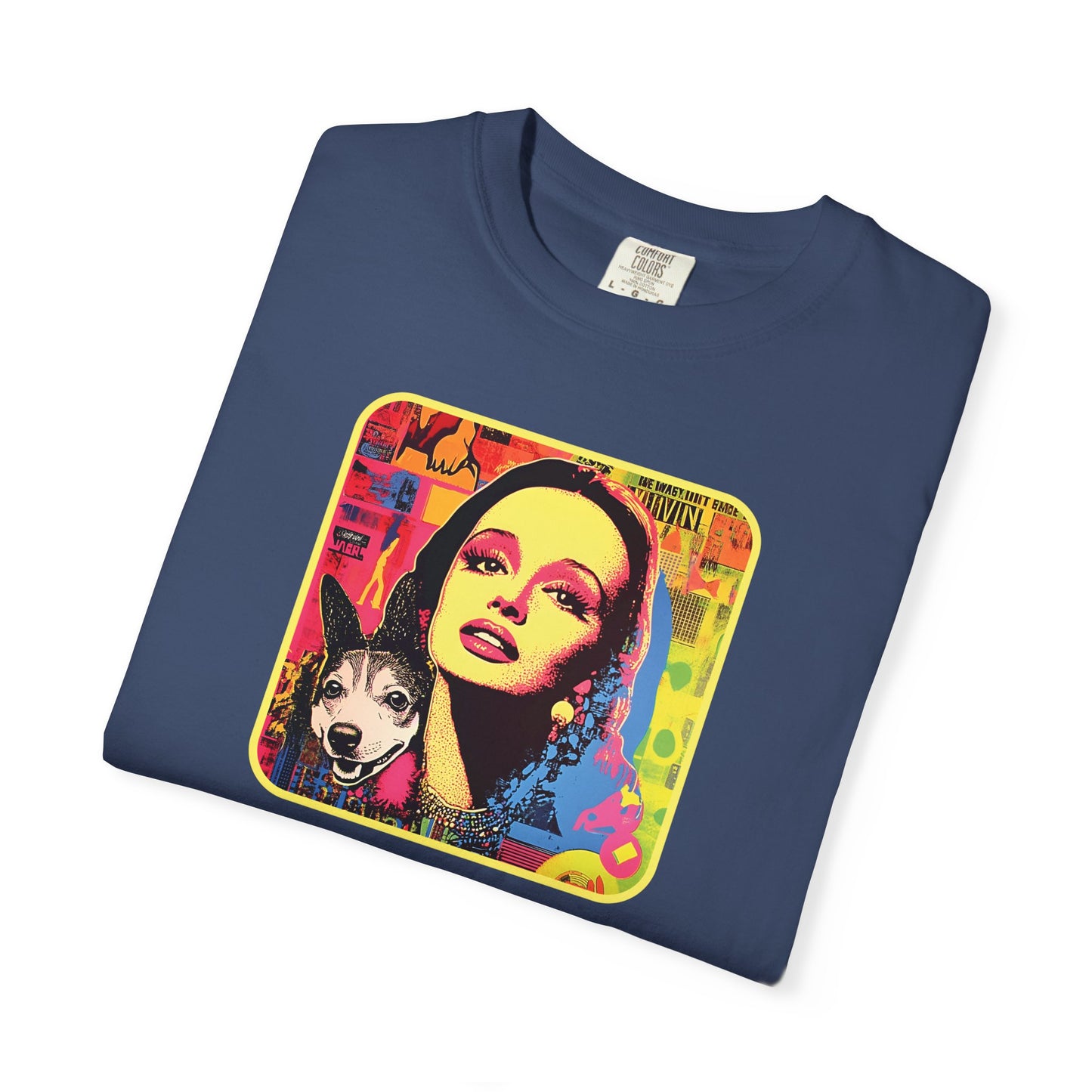 Pop Art Mom and Dog T-Shirt