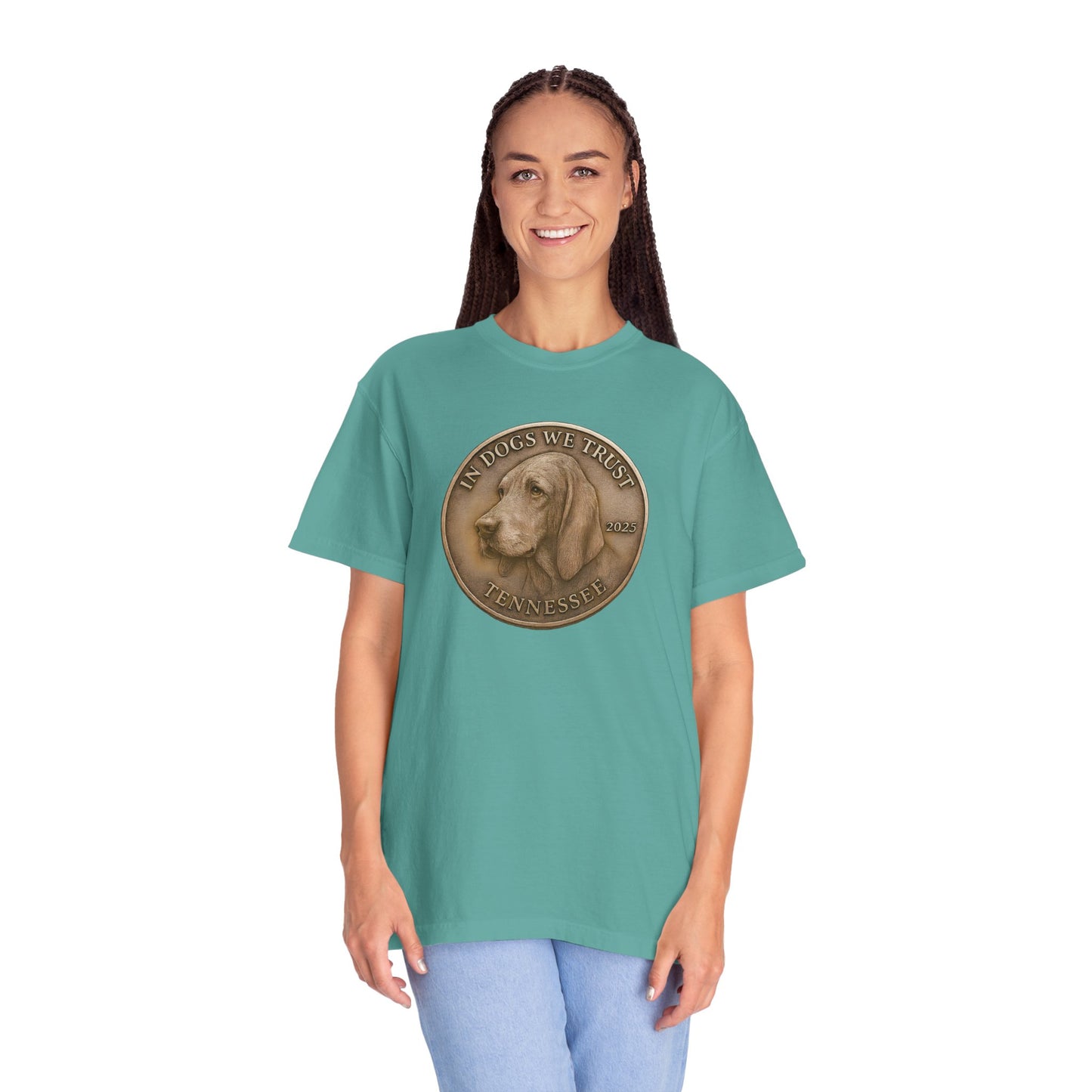 Tennessee State Coin T-Shirt Collection - Proud Dog Breed Illustrations