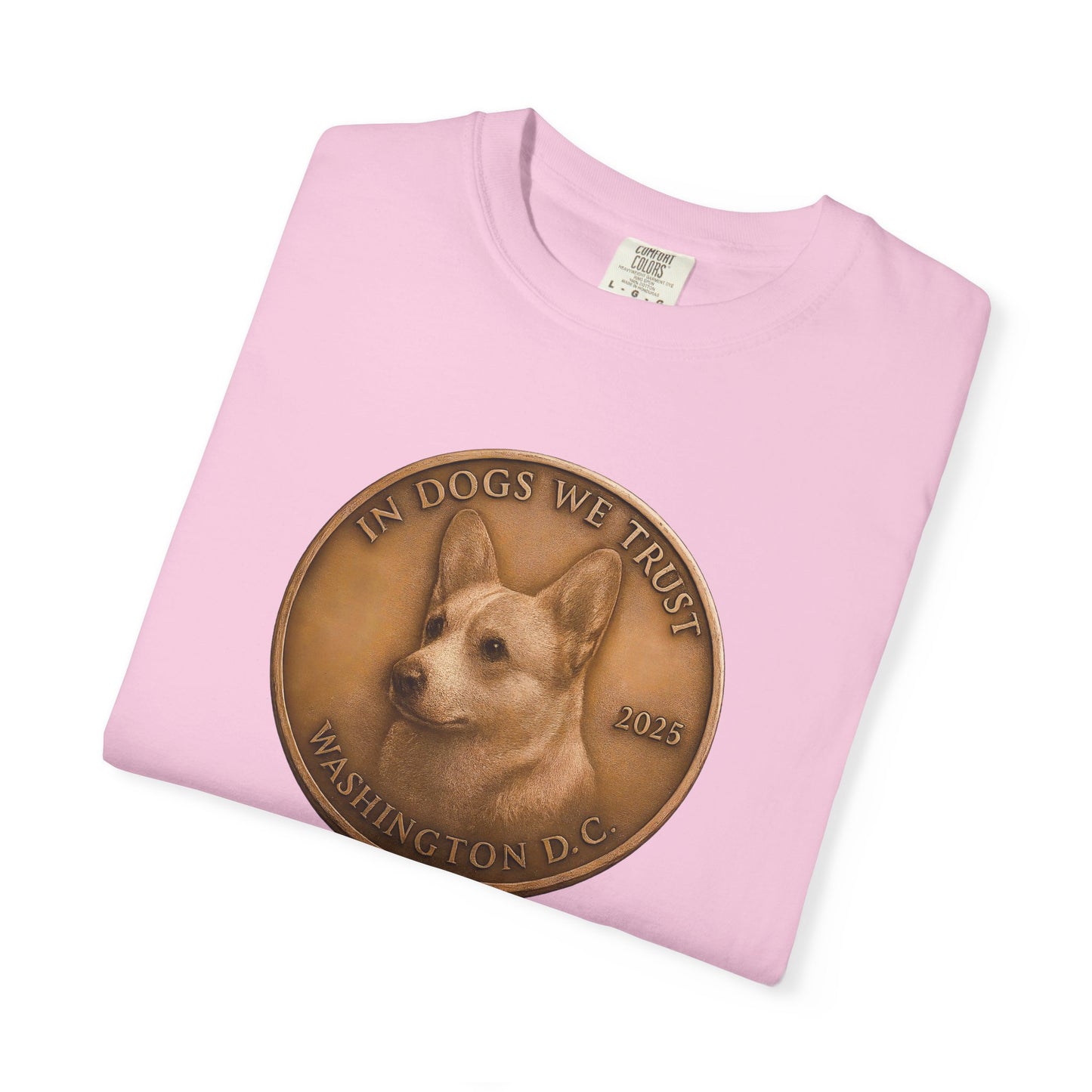 Washington DC State Coin T-Shirt Collection - Proud Dog Breed Illustrations