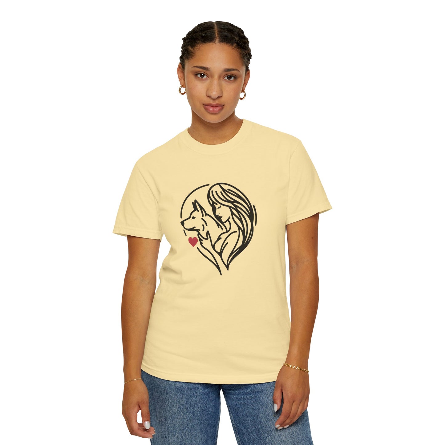 Stylish Pet Lover T-Shirt, Dog Mom Gift, Family Matching Tees, Animal Lover Apparel, Casual Everyday Wear