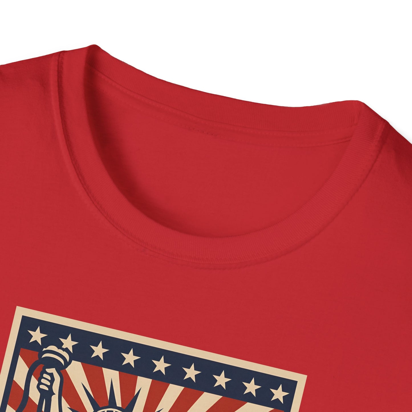 Patriotic Unisex T-Shirt with Flag Design, USA Pride Shirt, Everyday Wear, 4th of July Gift, Casual Style, American Flag Tee