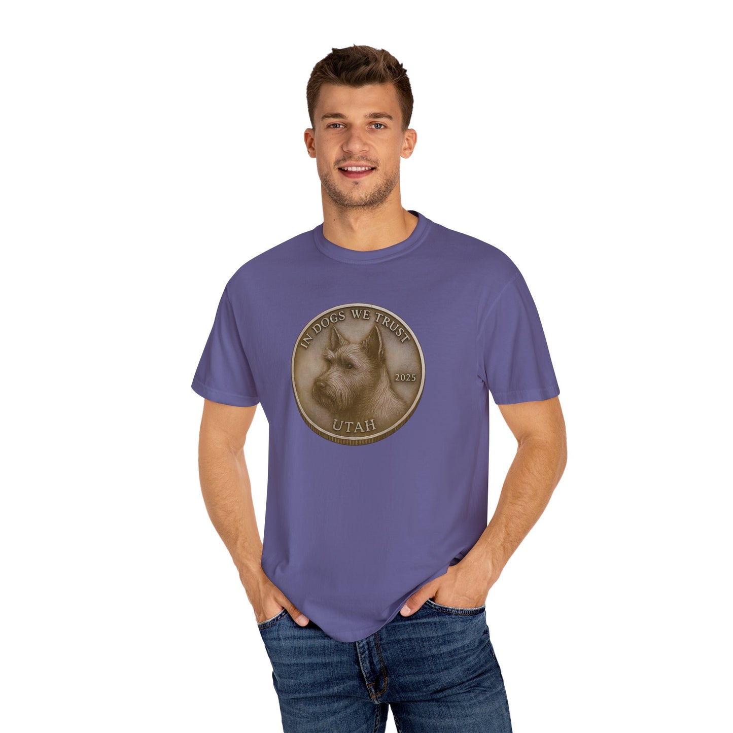 Utah State Coin T-Shirt Collection - Proud Dog Breed Illustrations