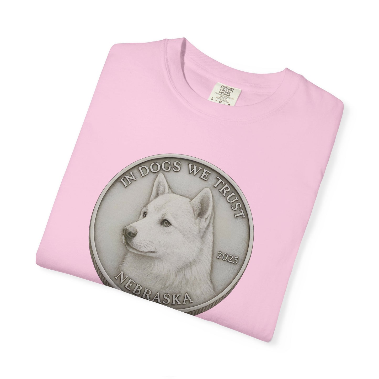 Nebraska State Coin T-Shirt Collection - Proud Dog Breed Illustrations