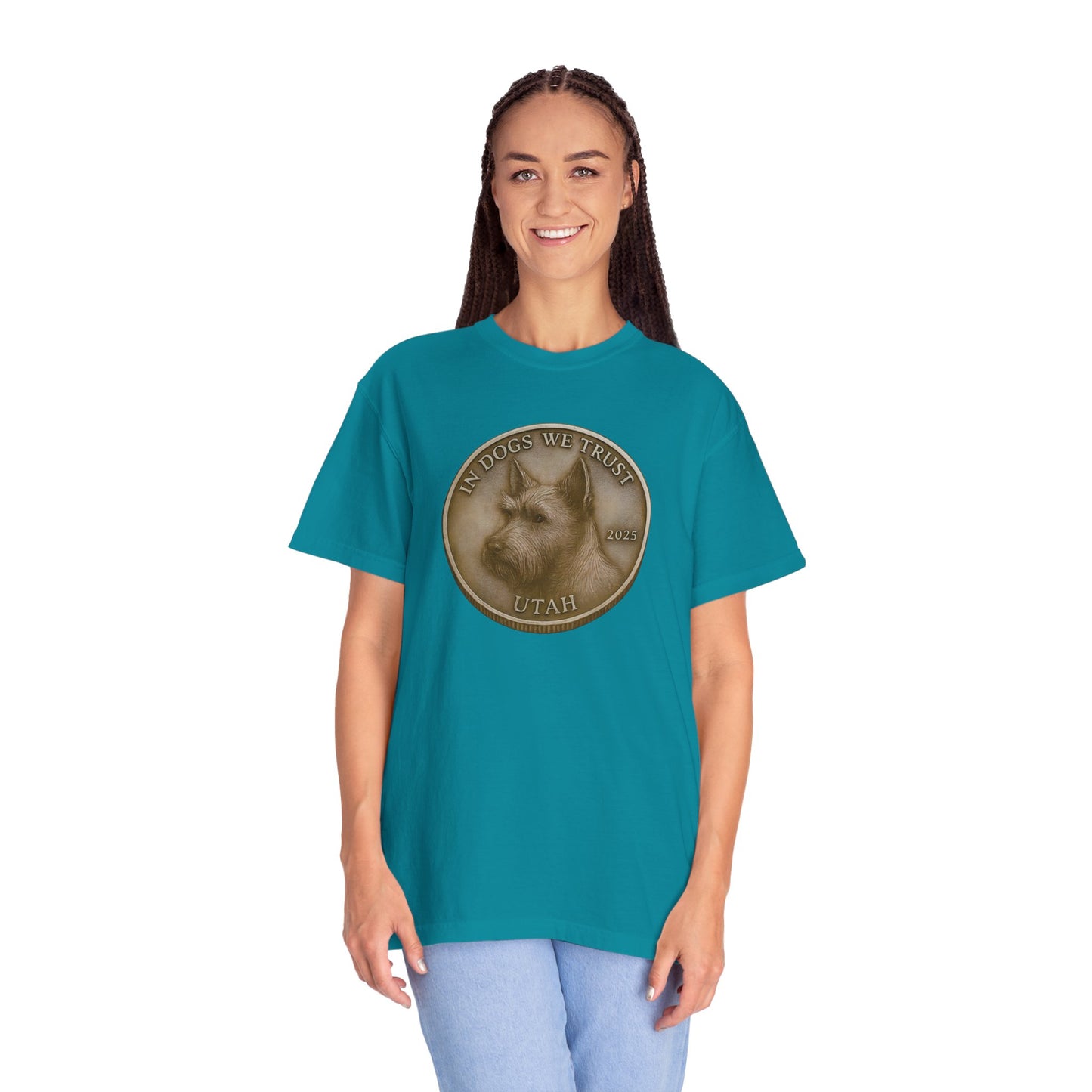 Utah State Coin T-Shirt Collection - Proud Dog Breed Illustrations