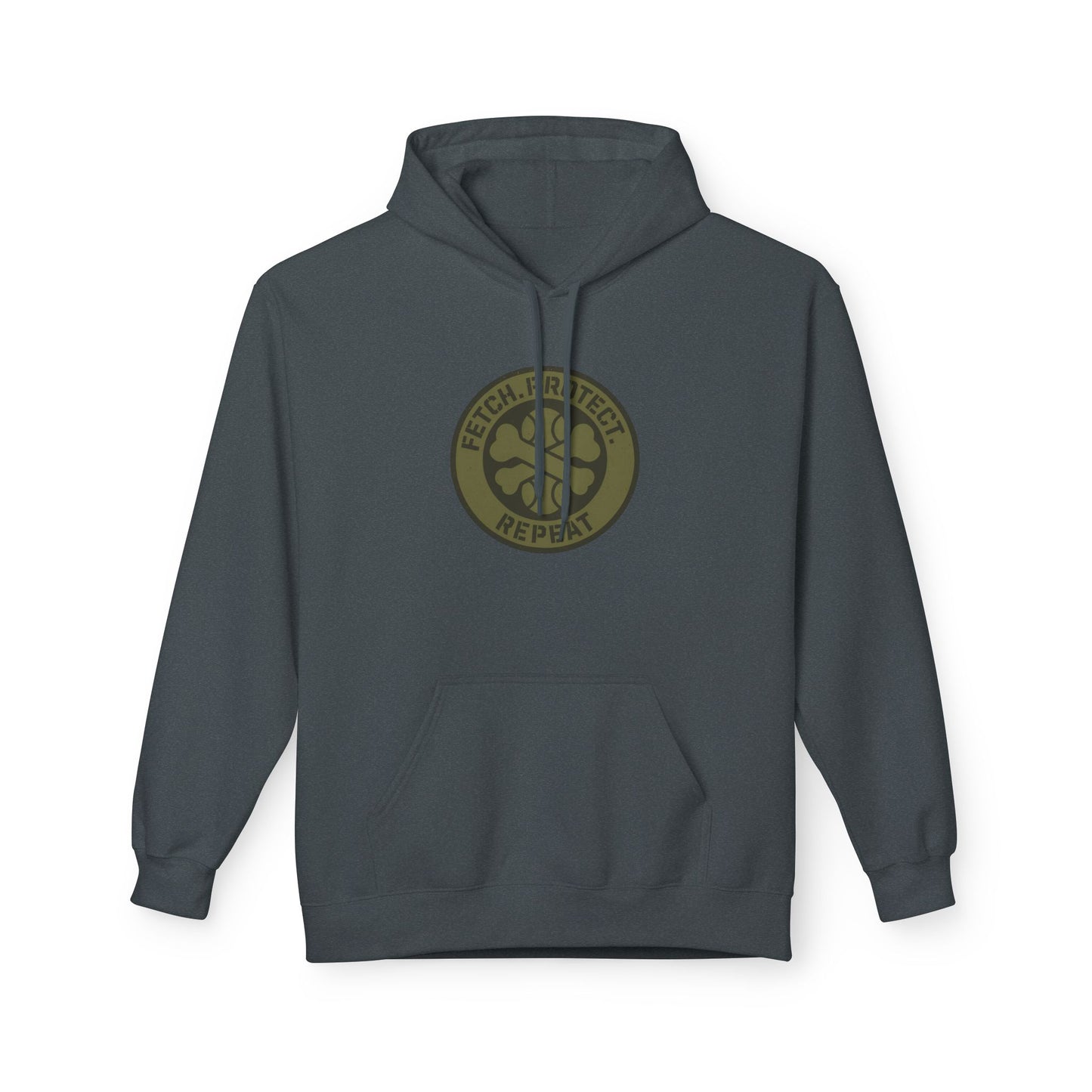 Dog Dad Fleece Hoodie, Unisex Softstyle Hooded Sweatshirt, Perfect Gift for Dog Lovers, Comfortable and Stylish