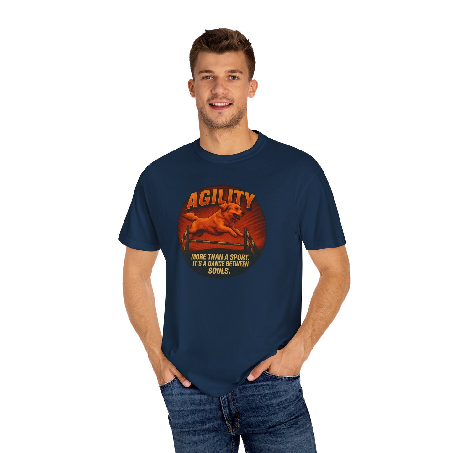 Agility Dog Sport Unisex Garment-Dyed T-Shirt