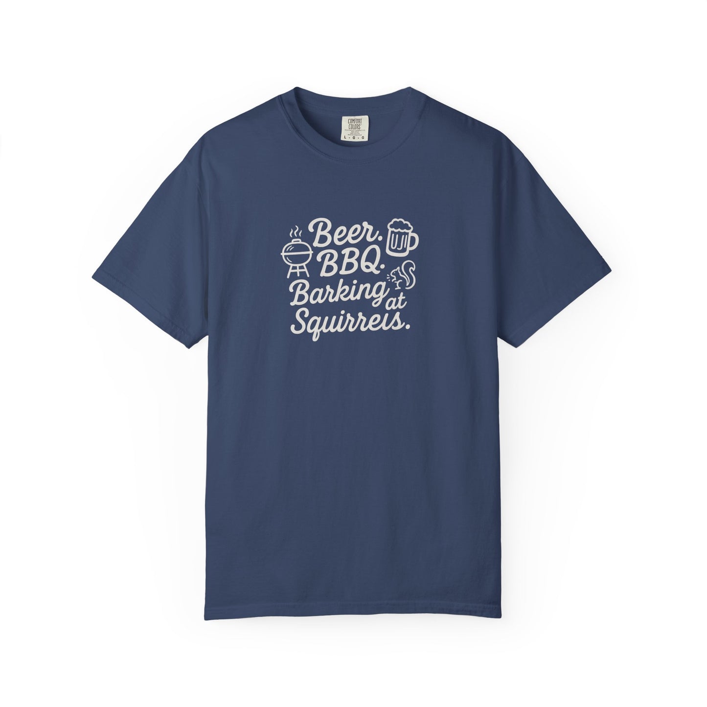 Beer BBQ and Barking Dog Dad T-Shirt