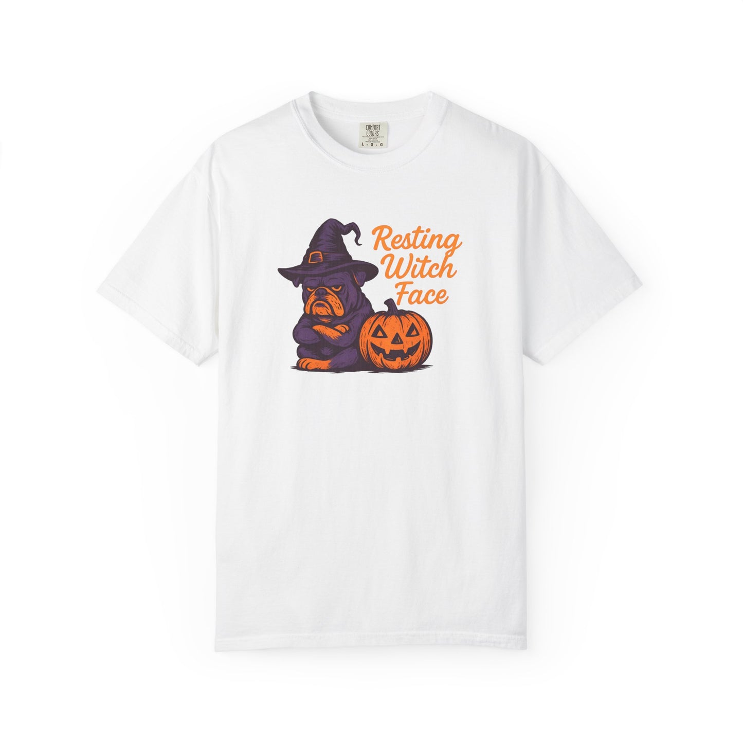 Halloween Witch T-Shirt, Funny Resting Witch Face Tee, Unisex Halloween Apparel, Spooky Season Shirt, Fall Festive Wear